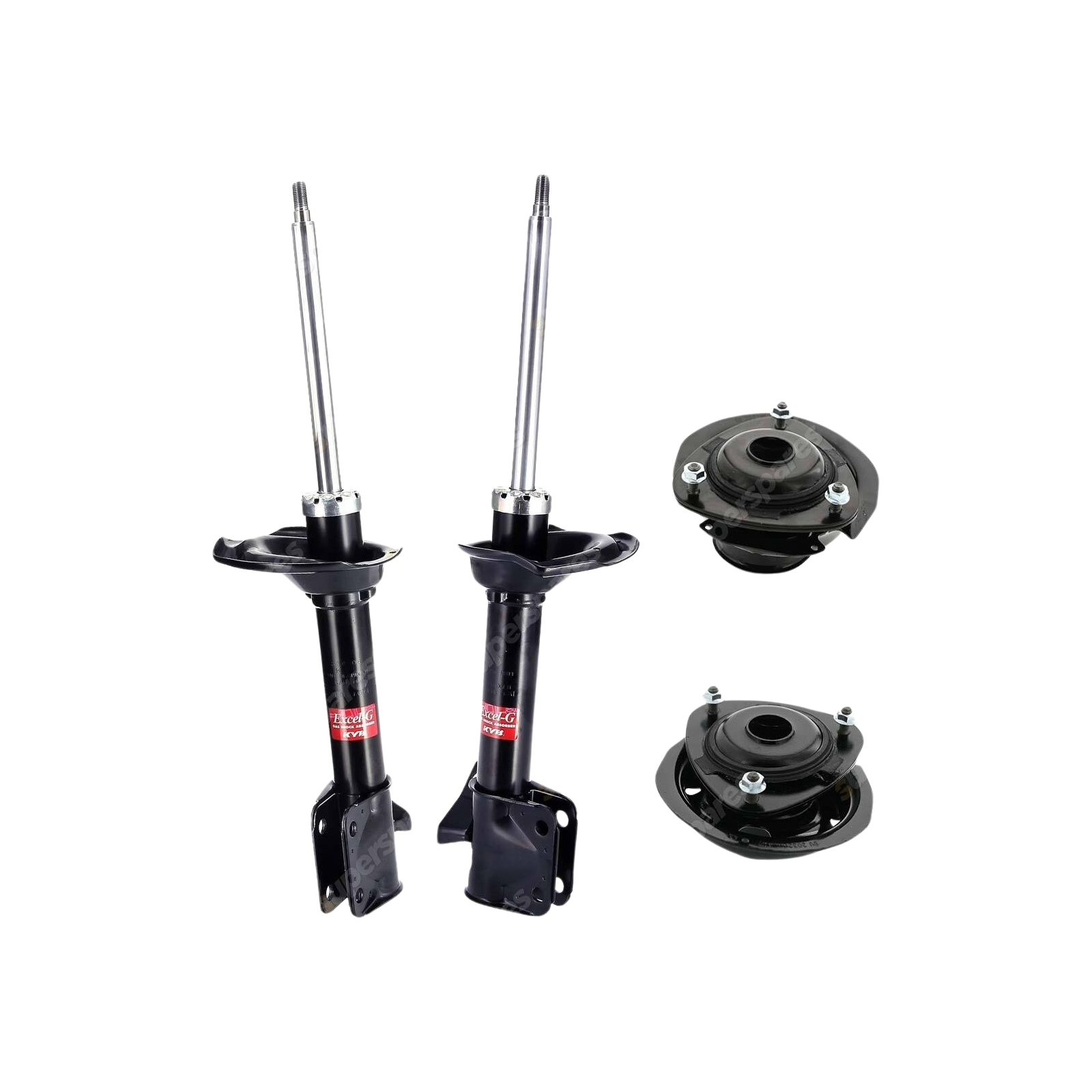 Rear KYB Shock Absorbers Strut Mount Kit for Subaru Impreza GDA WRX EJ205 02-05