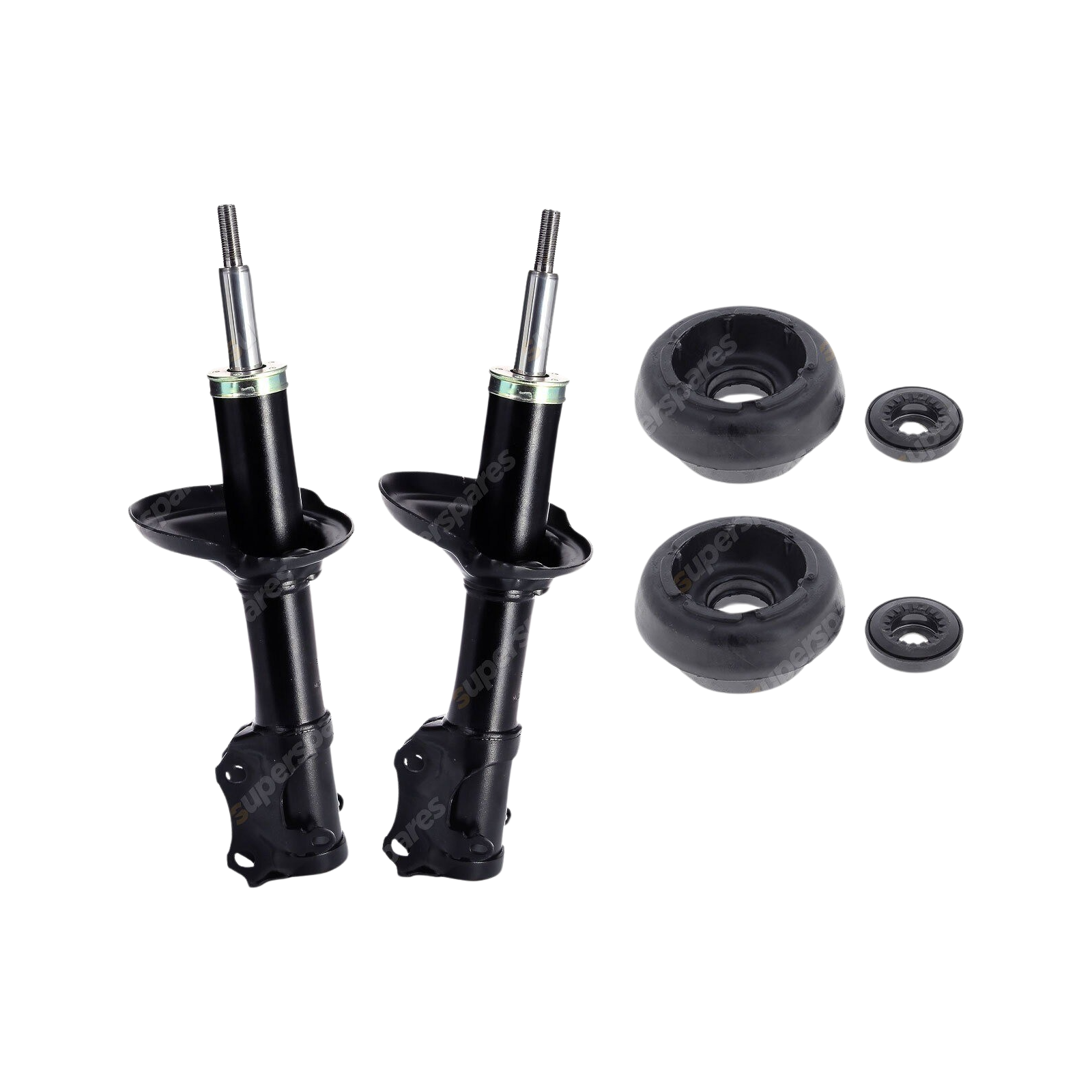 2 Front KYB Shock Absorbers Strut Mount Kit for Volkswagen Vento 1H 91-99