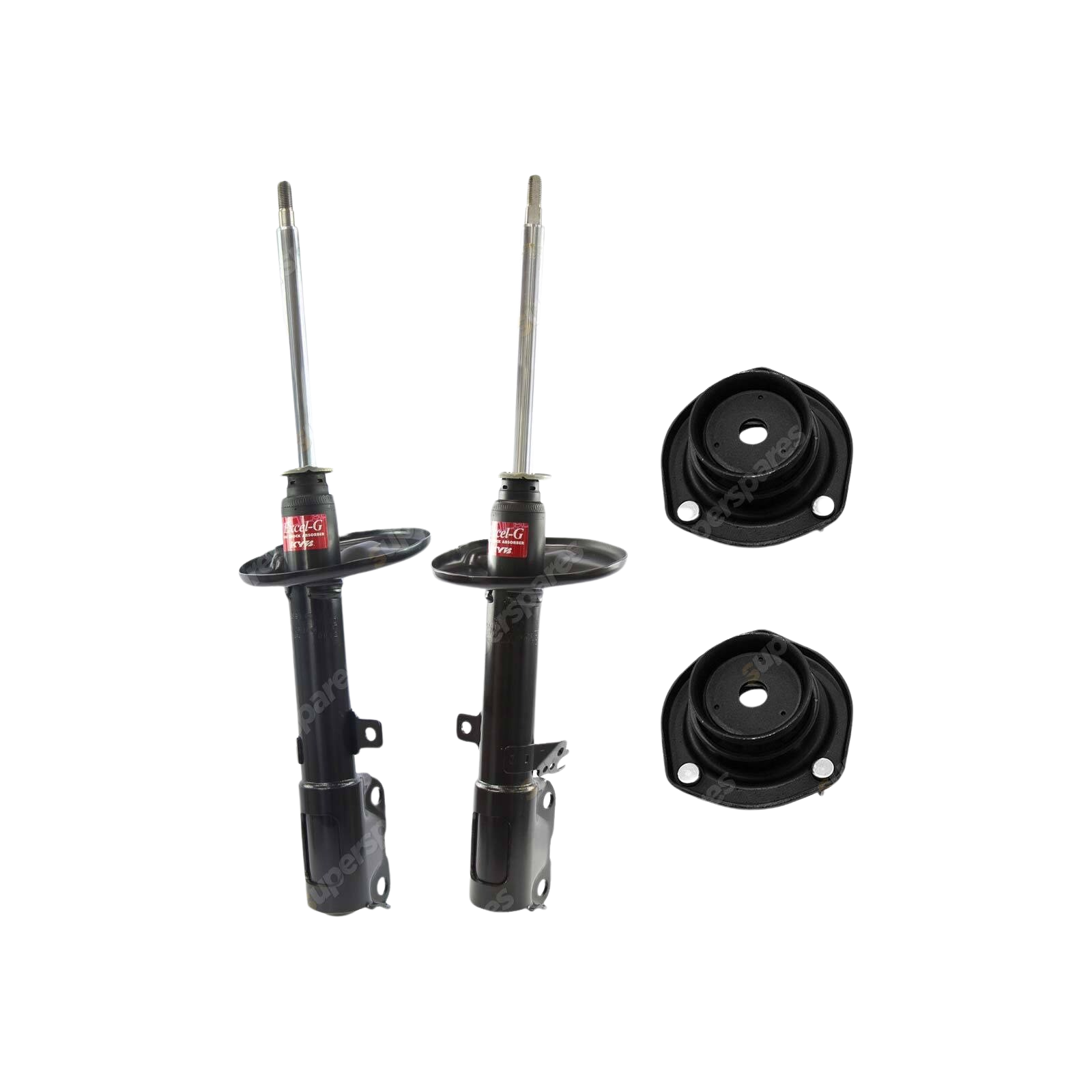 Pair Rear KYB Shocks Strut Mount Kit for Toyota Camry ACV40R AHV40 Aurion GSV40R