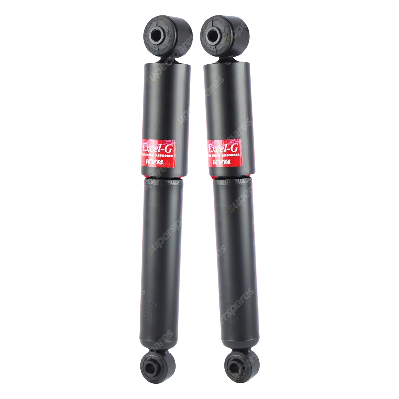 2x Rear KYB Excel-G Shock Absorbers for Hyundai Accent RB i20 PB 10-on