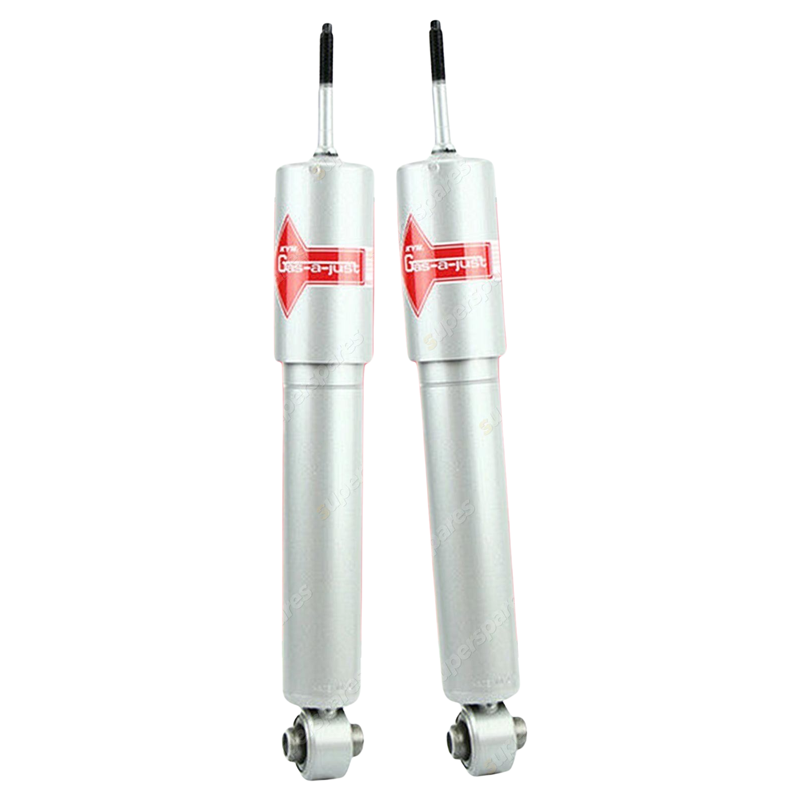 2x Rear KYB Gas-A-Just Shock Absorbers for Jaguar XK8 XKR X100 X150 RWD 96-09