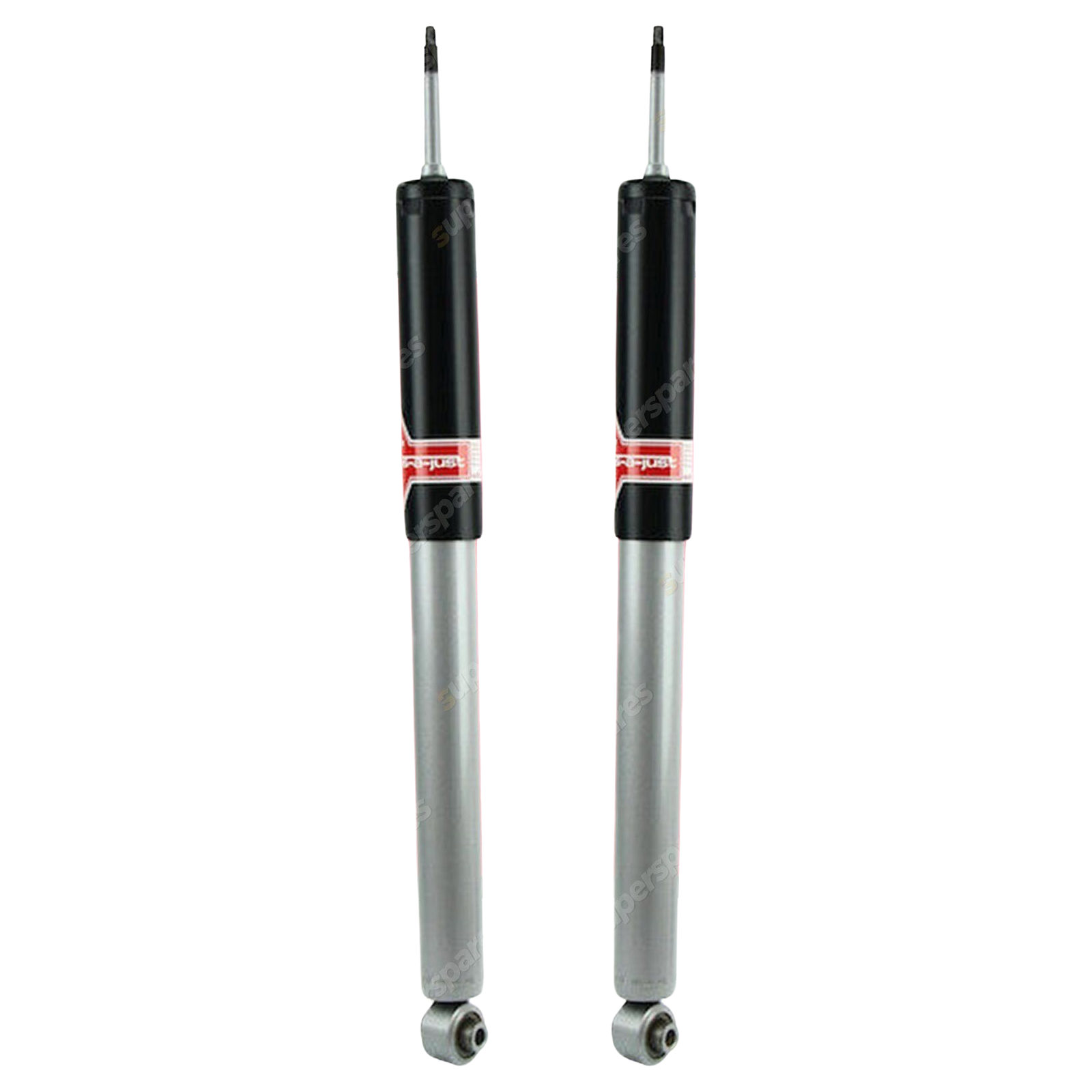 2x Front KYB Gas-A-Just Shock Absorbers for Mercedes Benz CLK-Class A208 C208