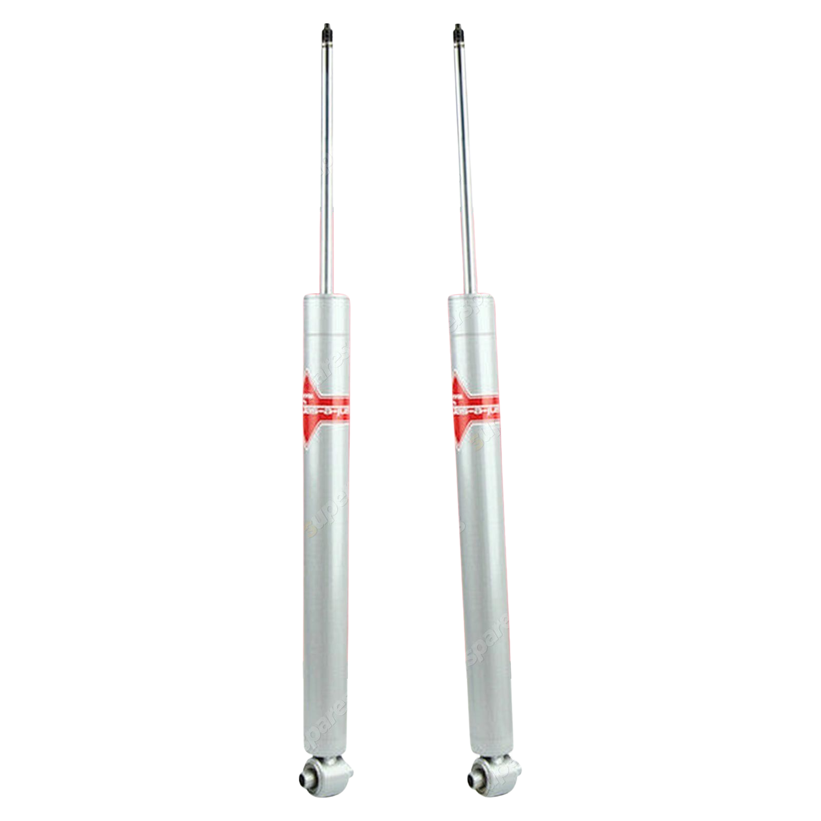 2x Rear KYB Gas-A-Just Shock Absorbers for Mercedes Benz E-Class A207 C207 W212