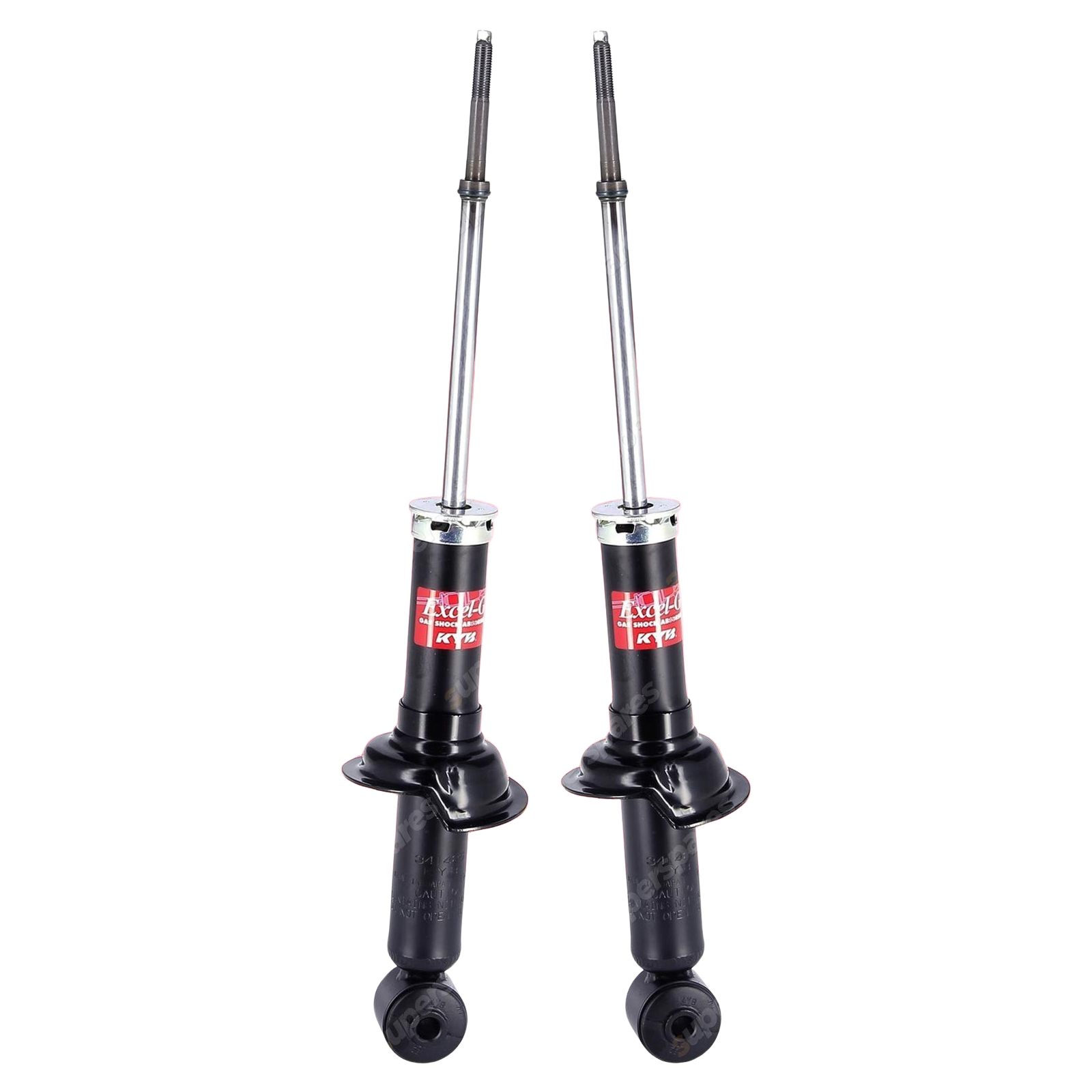 2x Rear KYB Excel-G Shock Absorbers for Mitsubishi Lancer CJ I4 FWD 07-On