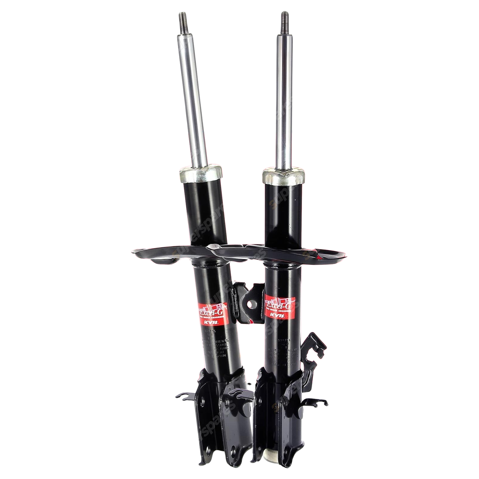 2x Front KYB Excel-G Strut Shock Absorbers for Nissan Juke F15 I4 FWD AWD SUV