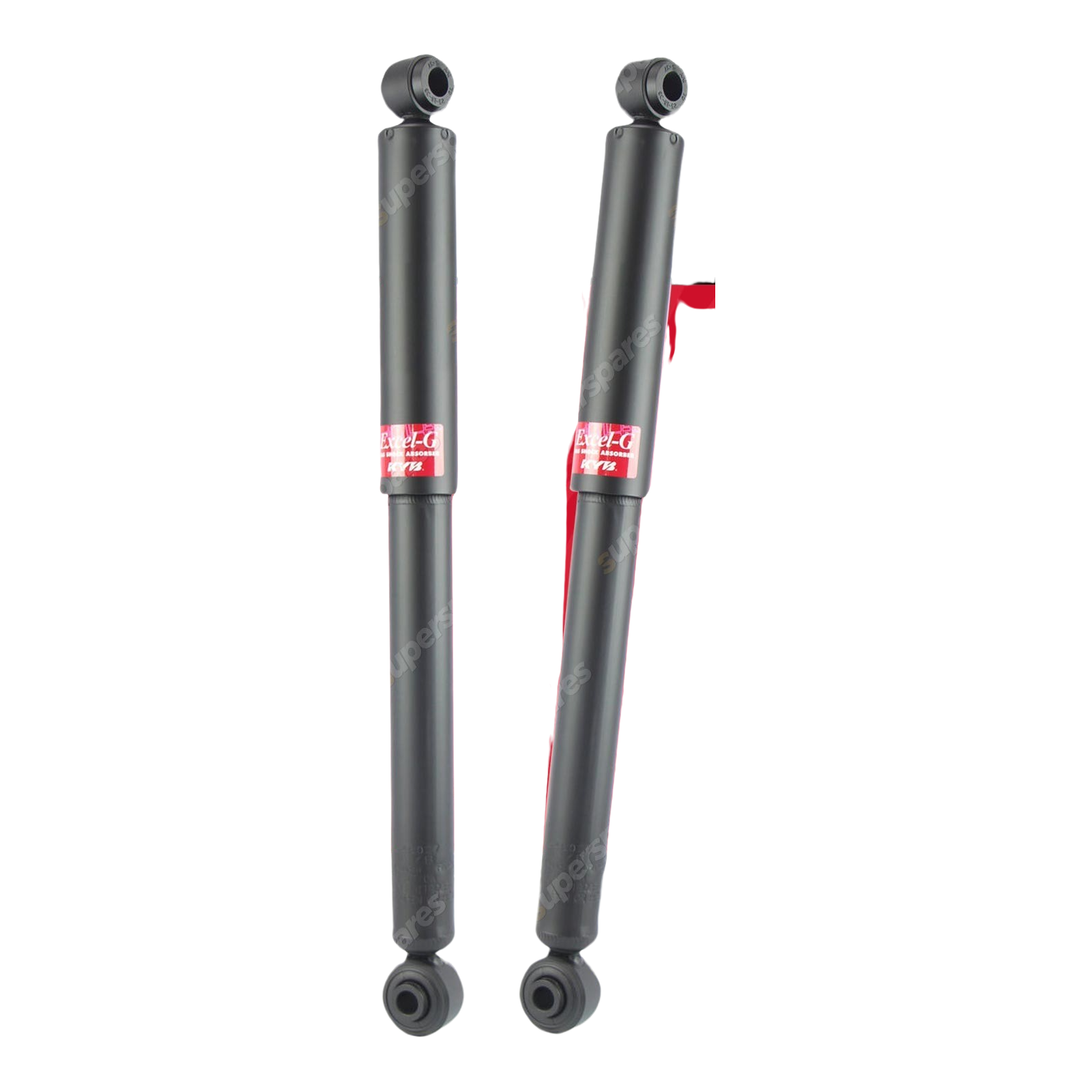 2x Rear KYB Excel-G Shock Absorbers for Nissan Navara D40 YD25D DT4 RWD 05-ON