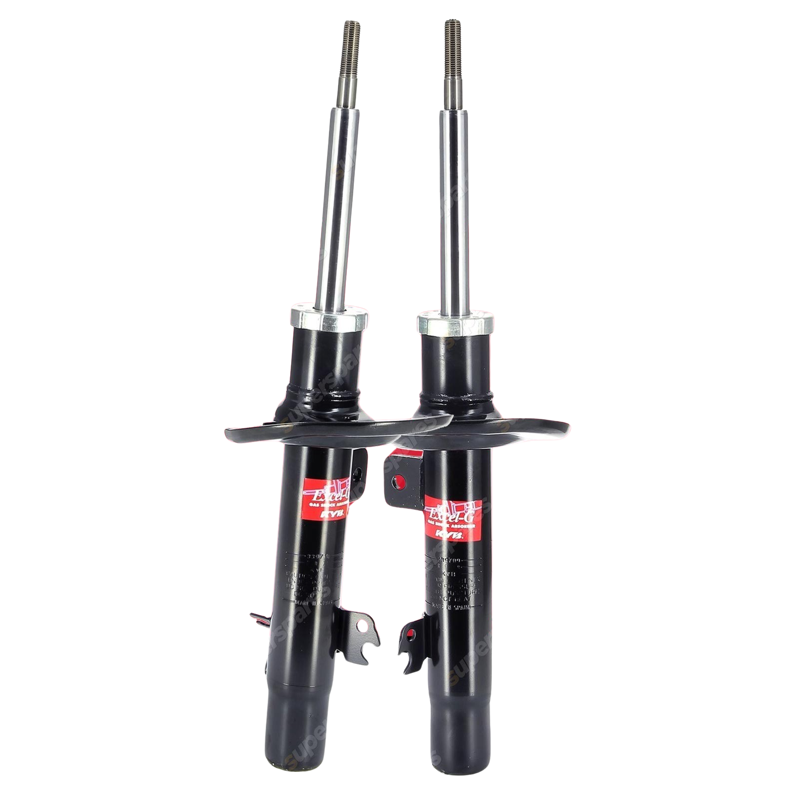 2x Front KYB Excel-G Strut Shock Absorbers for Peugeot 207 KFV KFU EP3 I4 FWD