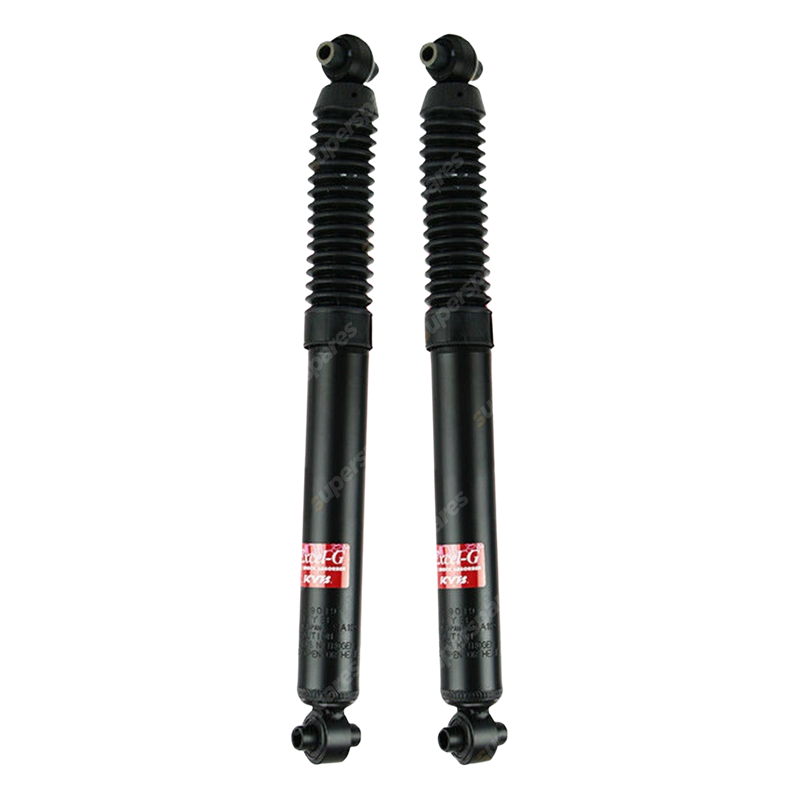 2x Rear KYB Excel-G Shock Absorbers for Peugeot 207 208 FWD Hatchback 07-On