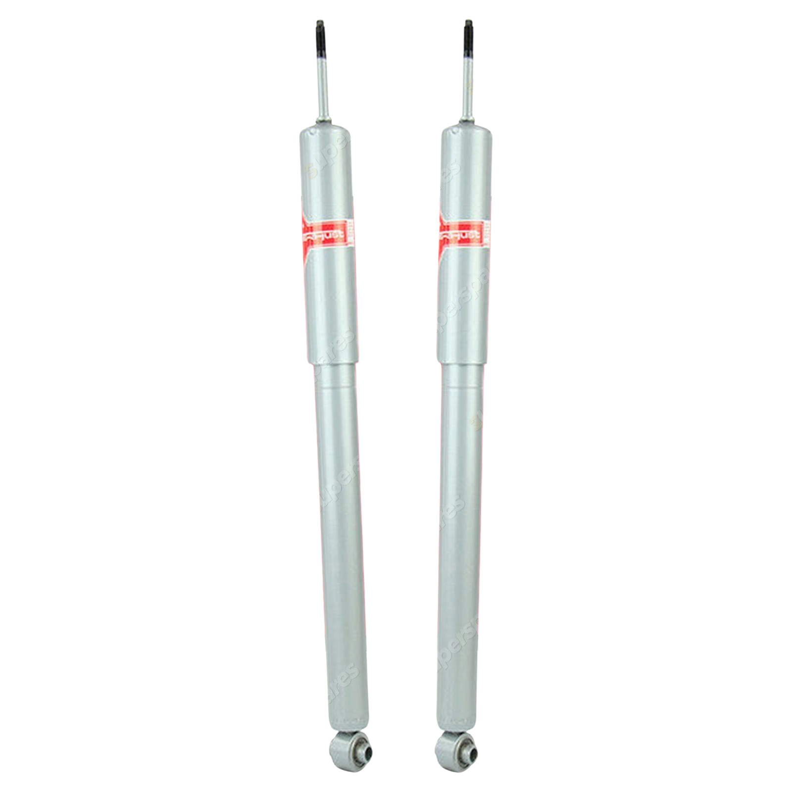 2x Rear KYB Gas-A-Just Shock Absorbers for Saab 9000 I4 V6 FWD 2.0 2.3 90-98