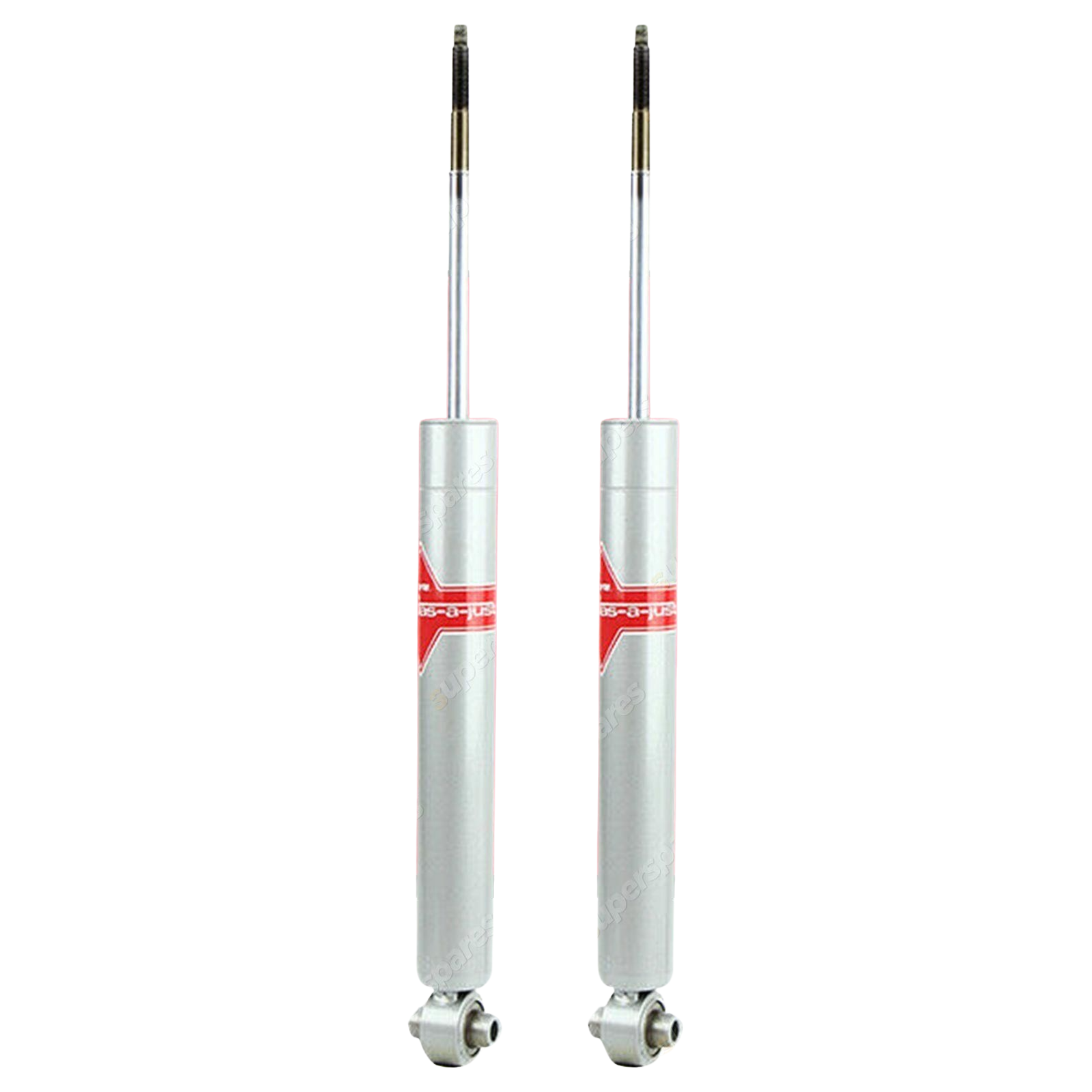 2x Rear KYB Gas-A-Just Shock Absorbers for Smart Fortwo 451 I3 RWD 08-On