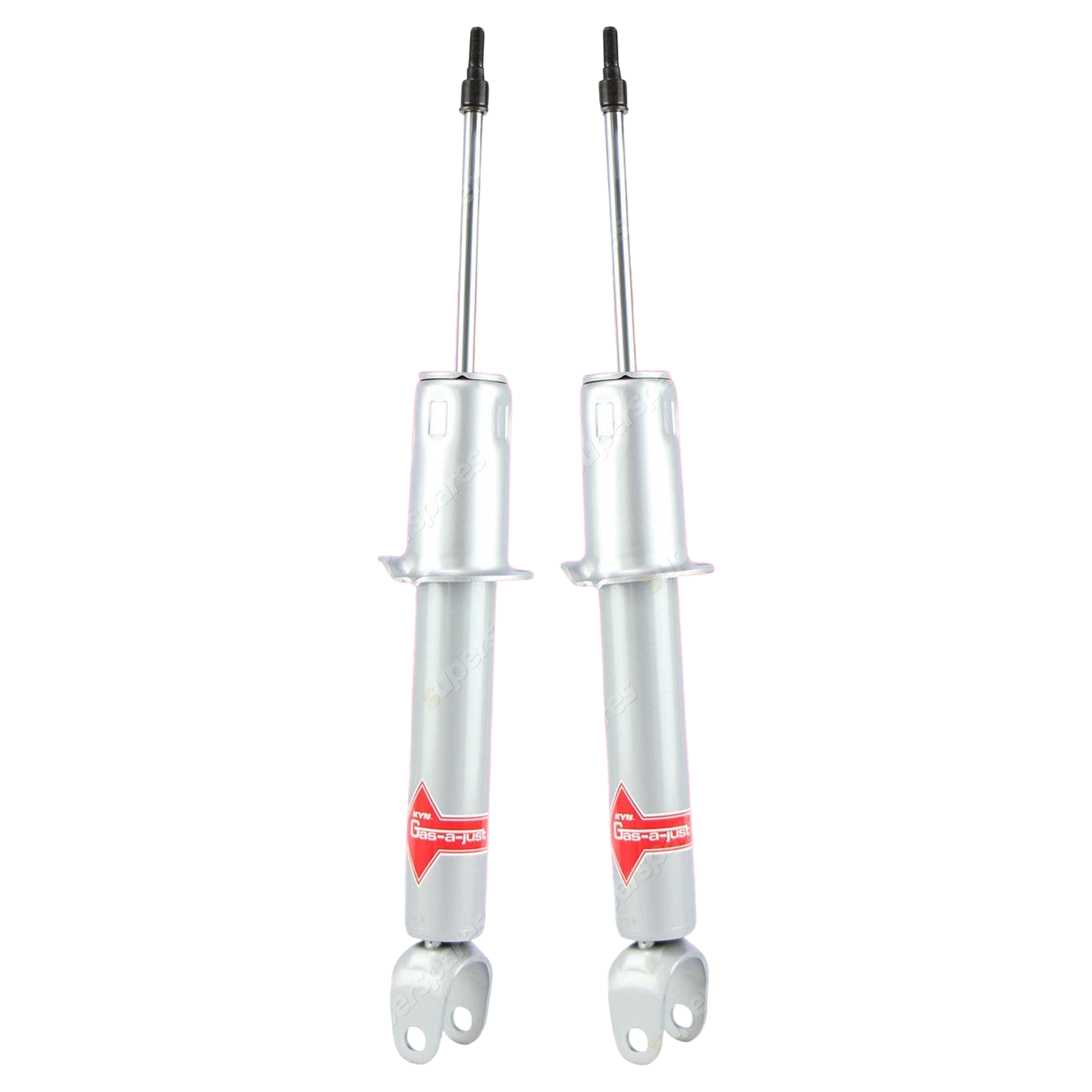 2x Rear KYB Gas-A-Just Shock Absorbers for Toyota Supra JZA80R I6 RWD Coupe