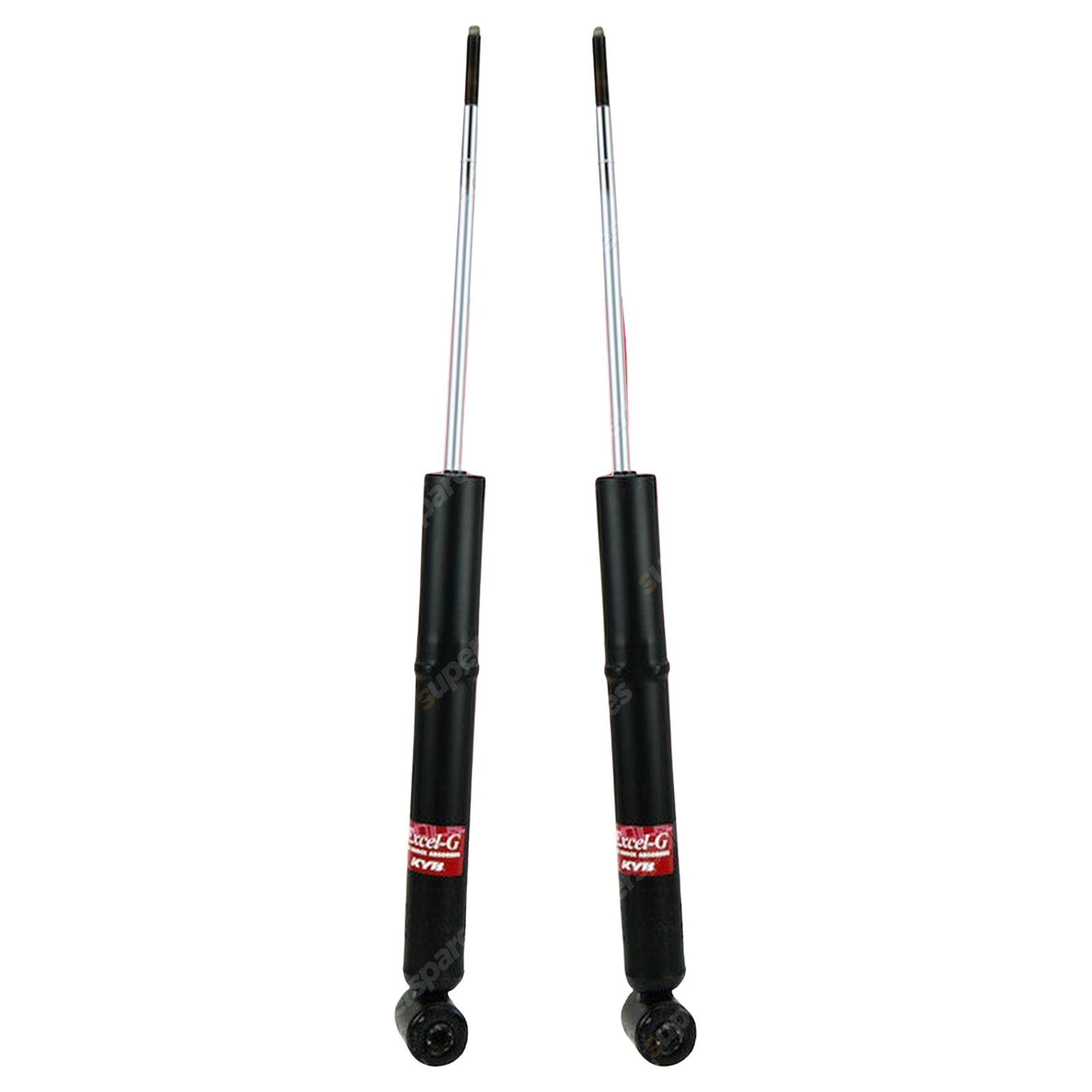 2x Rear KYB Excel-G Shock Absorbers for Volkswagen Polo 6N I4 FWD Hatch 96-01