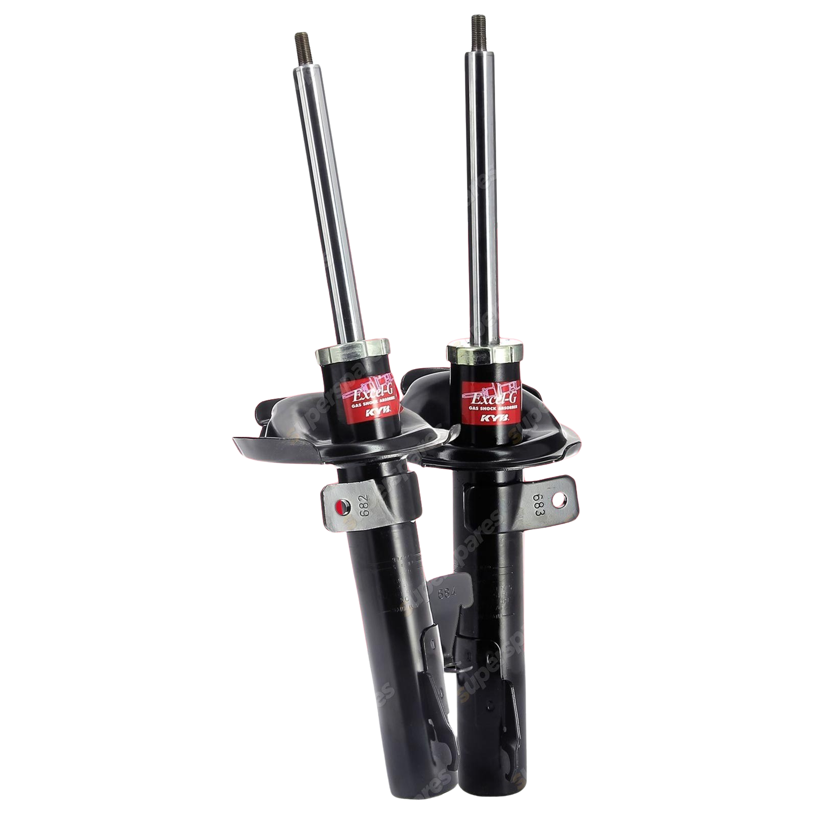 2x Front KYB Excel-G Strut Shock Absorbers for Volvo C30 S40 V50 FWD 04-on