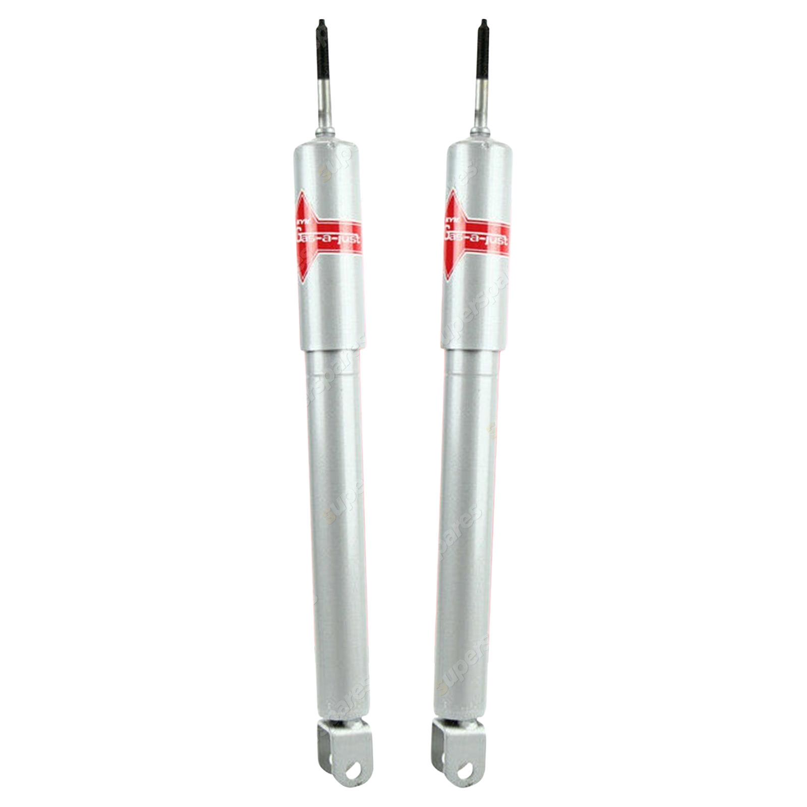 2x Front KYB Gas-A-Just Shock Absorbers for Jaguar XJ6 X300 3.2 RWD Sedan