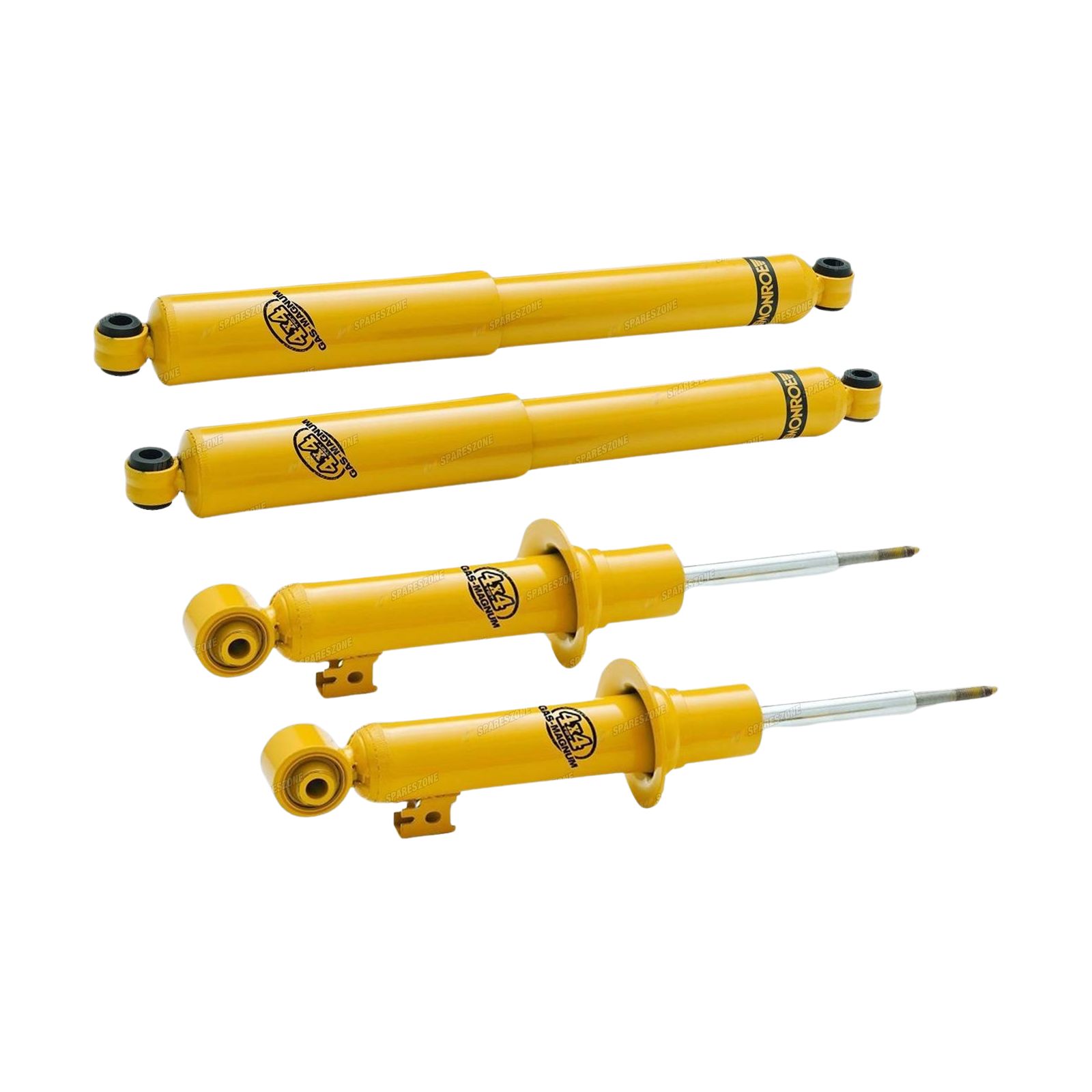 Monroe F + R Gas Magnum TDT Shock Absorbers for Mitsubishi Triton MQ 4WD Raised