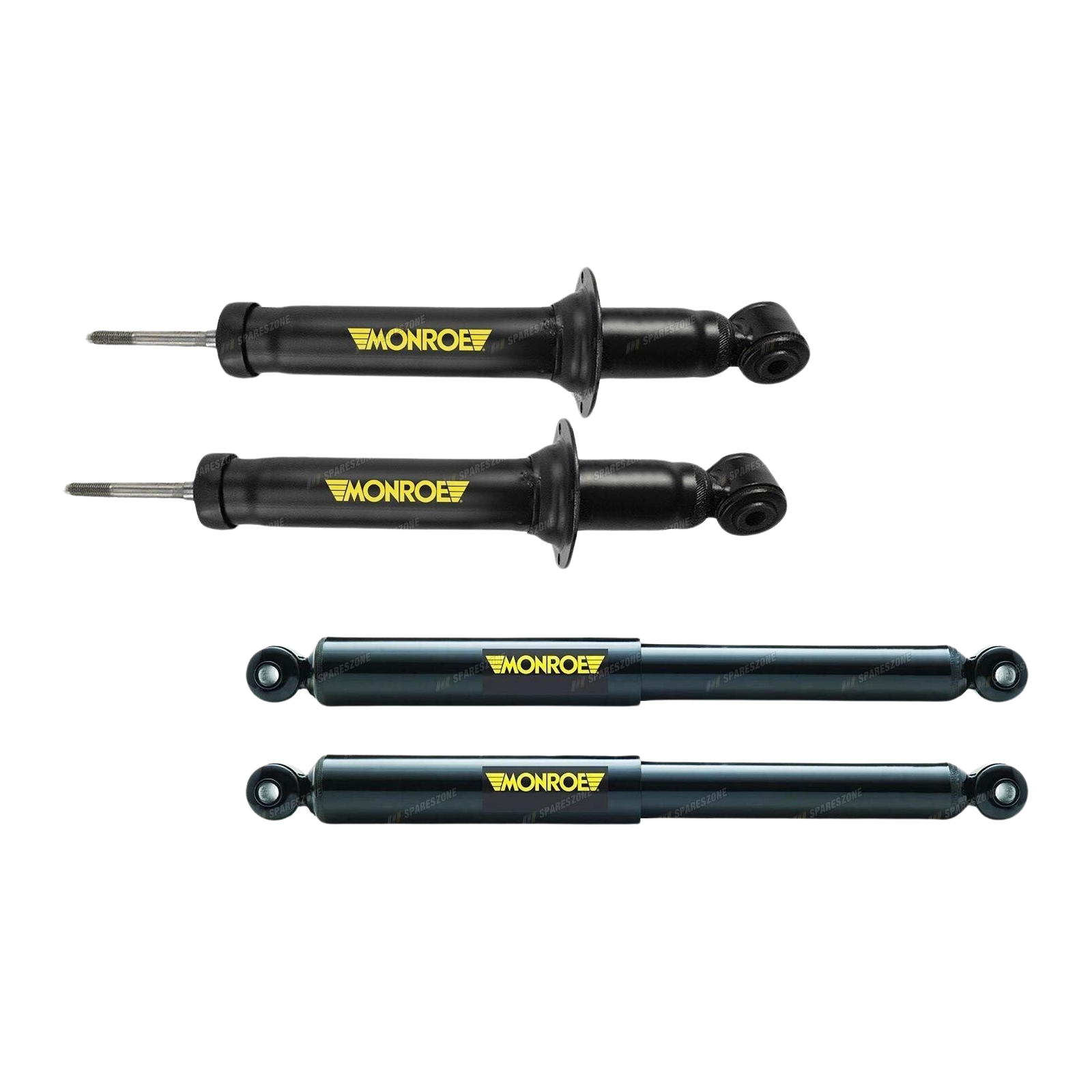 Monroe F + R Gas Magnum Shock Absorbers for Toyota Landcruiser Prado 120 series