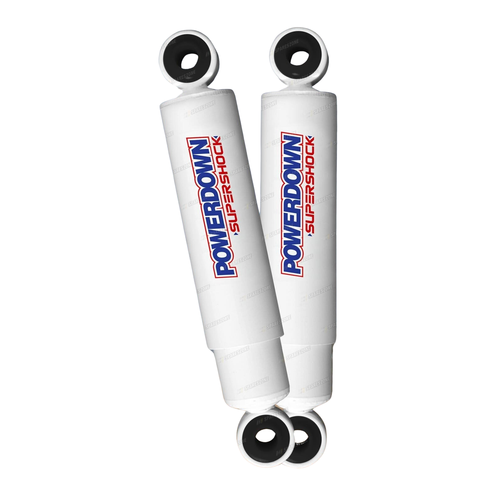 2x Rear Powerdown Supershock Shock Absorbers for Kenworth Torsion Bar Suspension