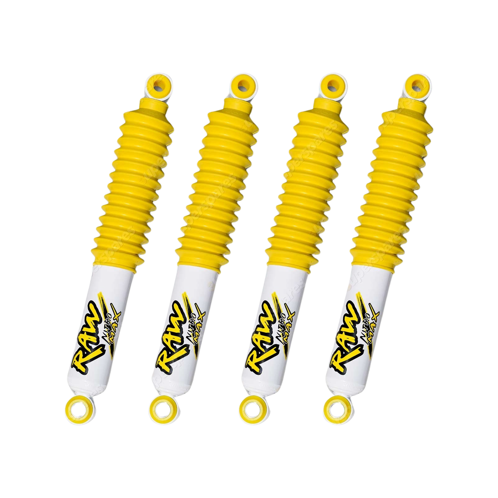 F + R 50mm RAW 4x4 Nitro Max Shock Absorbers for Ford Maverick Y60