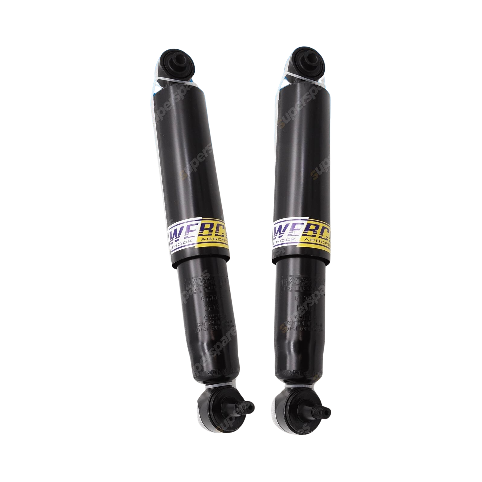 2 Rear HD Gas Webco Pro Shock Absorbers for FORD FALCON FAIRMONT BA XR6/8 UTE