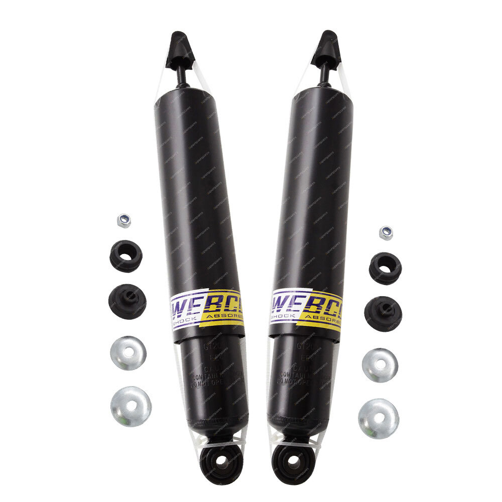 2 Rear HD Gas Webco Pro Shock Absorbers for HOLDEN COMMODORE VZ WAGON 04-07