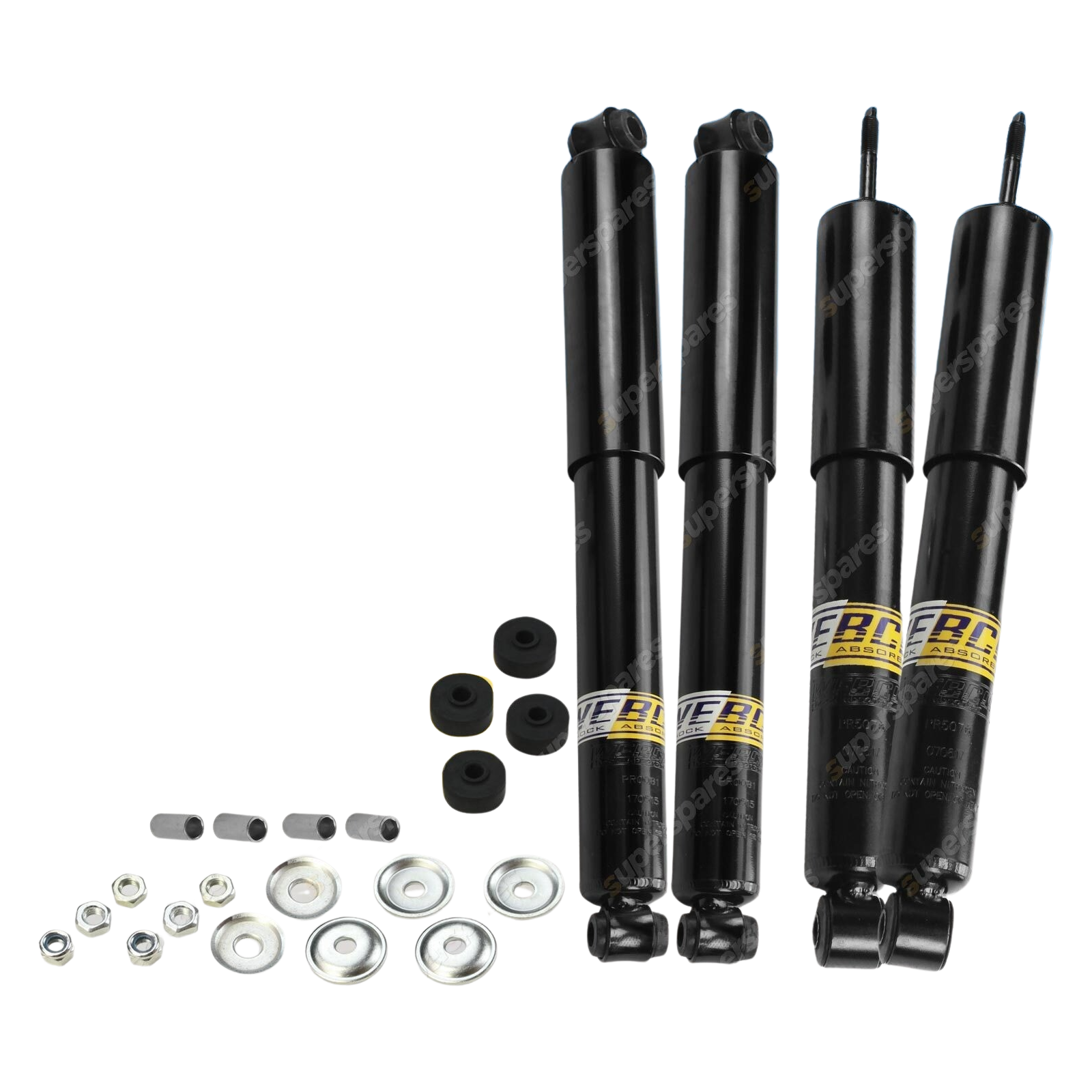 Front + Rear WEBCO Pro Gas Shock Absorbers for HOLDEN RODEO R7 R9 96-2003