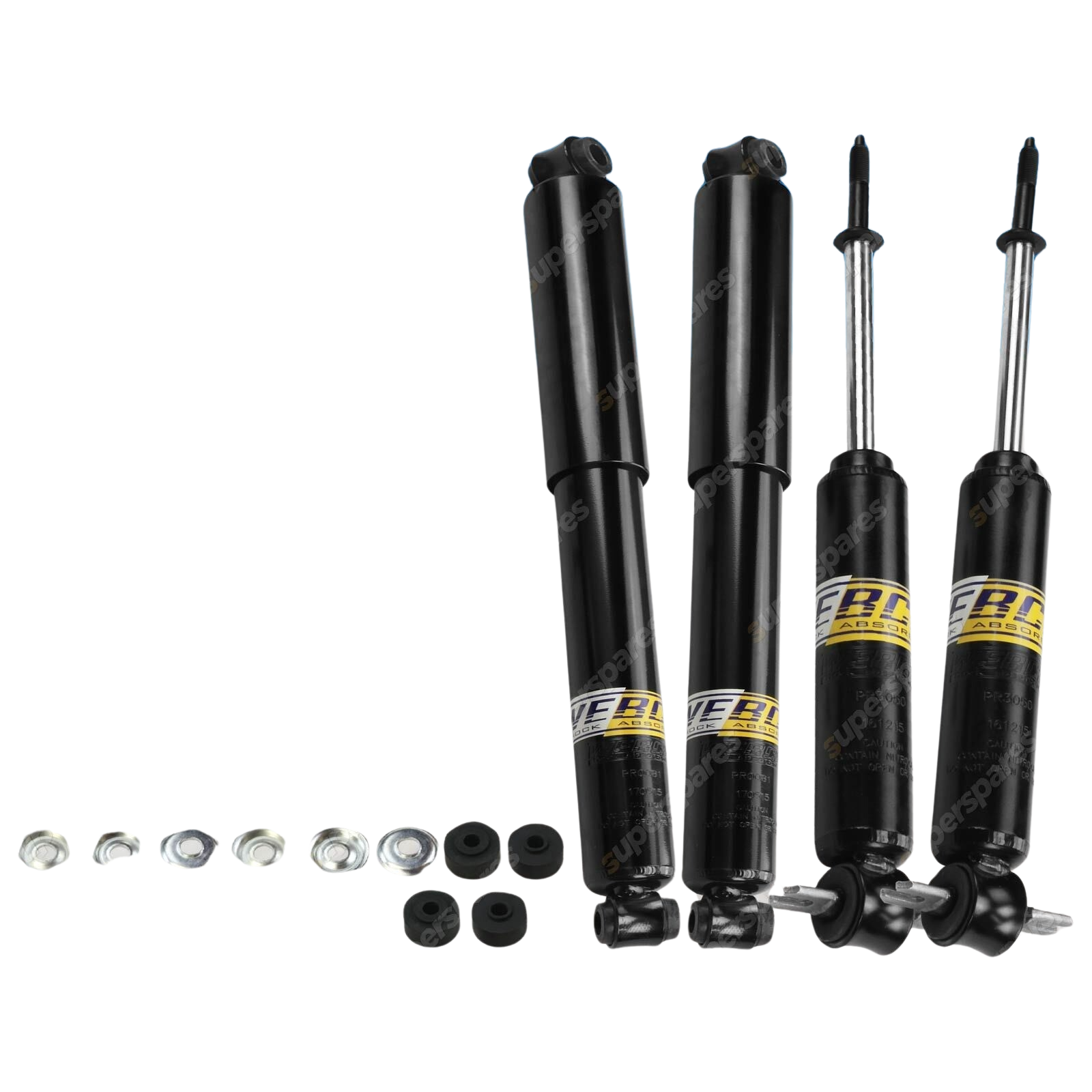 Front + Rear Webco Pro Shock Absorbers for TOYOTA HIACE Van excl RH22 RH24 67-82