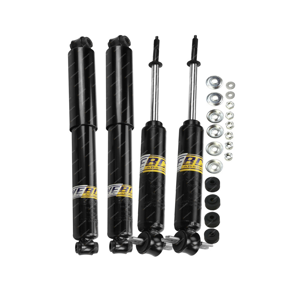Front + Rear Webco Pro Shock Absorbers for TOYOTA HILUX 2WD RN20 RN22 RN23 RN25