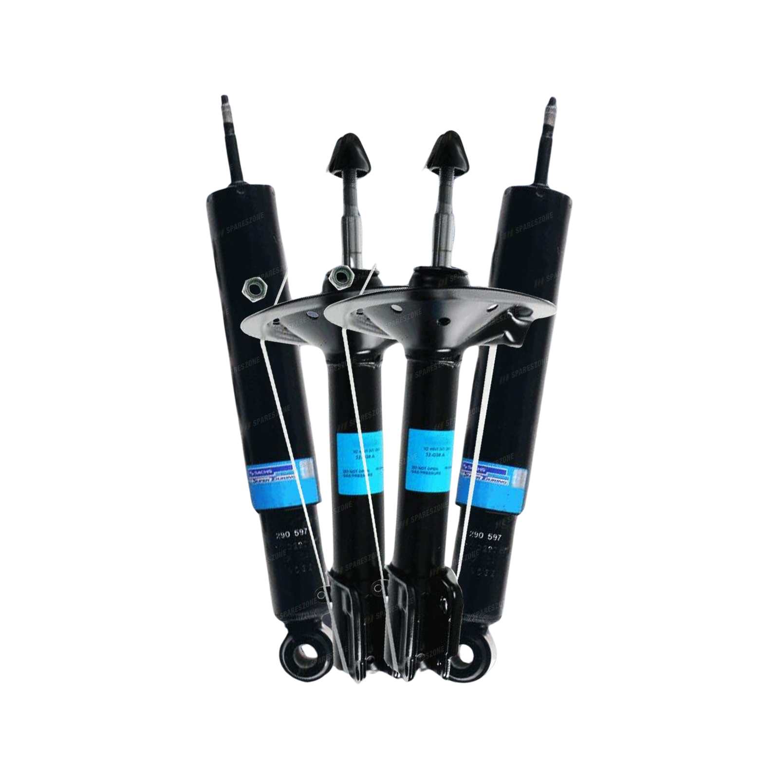 Front + Rear Sachs Shocks for BMW E60 550i 270kW Sedan with Sports Suspensions