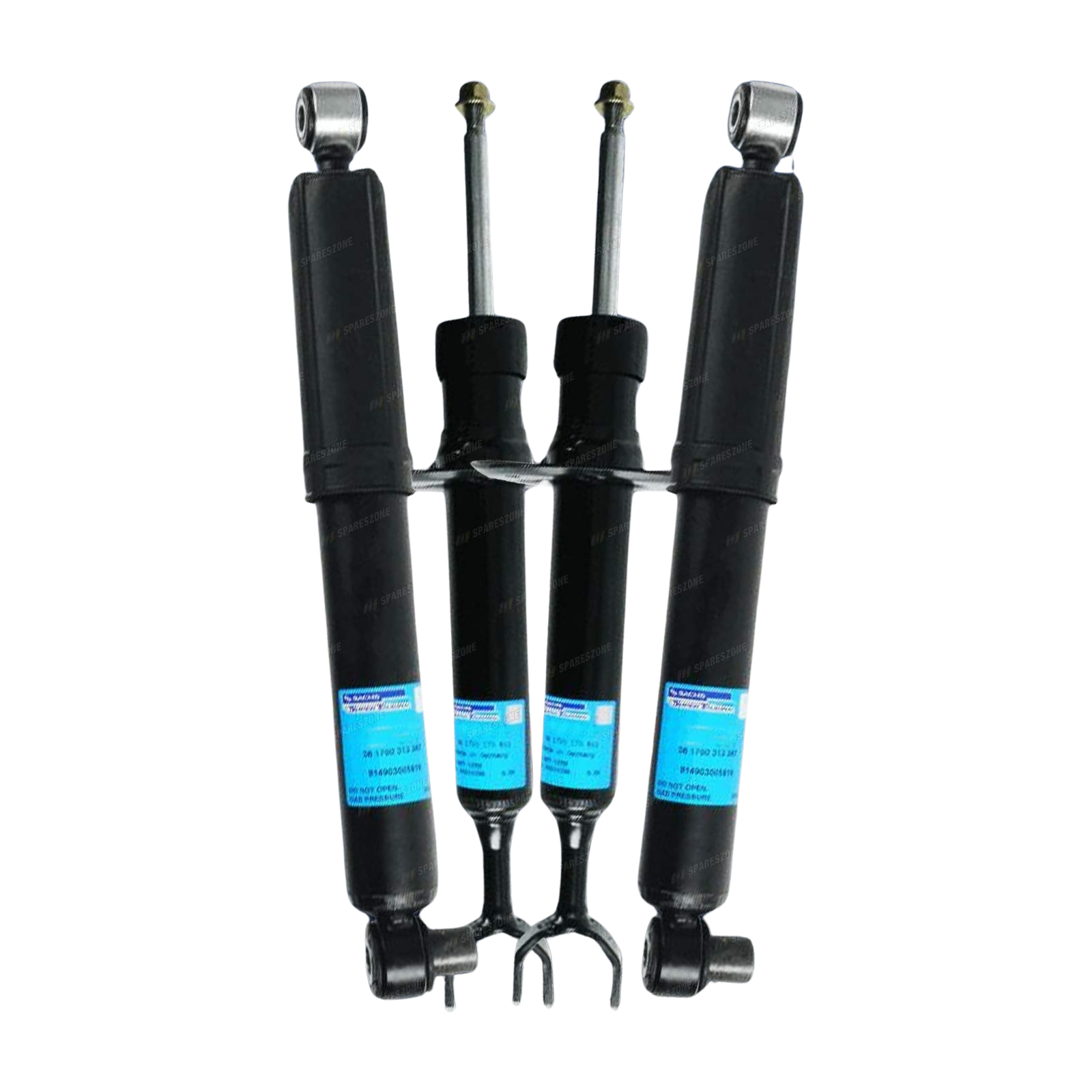 Front + Rear Sachs Shock Absorbers for Audi A6 Sedan Wagon 09/04-03/11