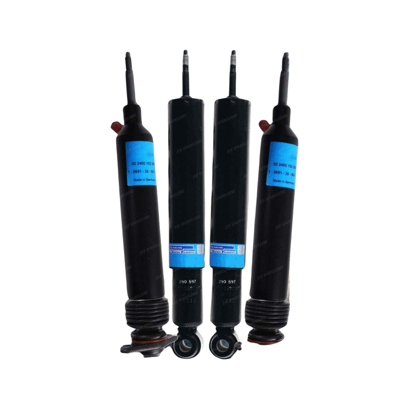 Front + Rear Sachs Shock Absorbers for Mercedes Benz S-Class W116 W126 C126