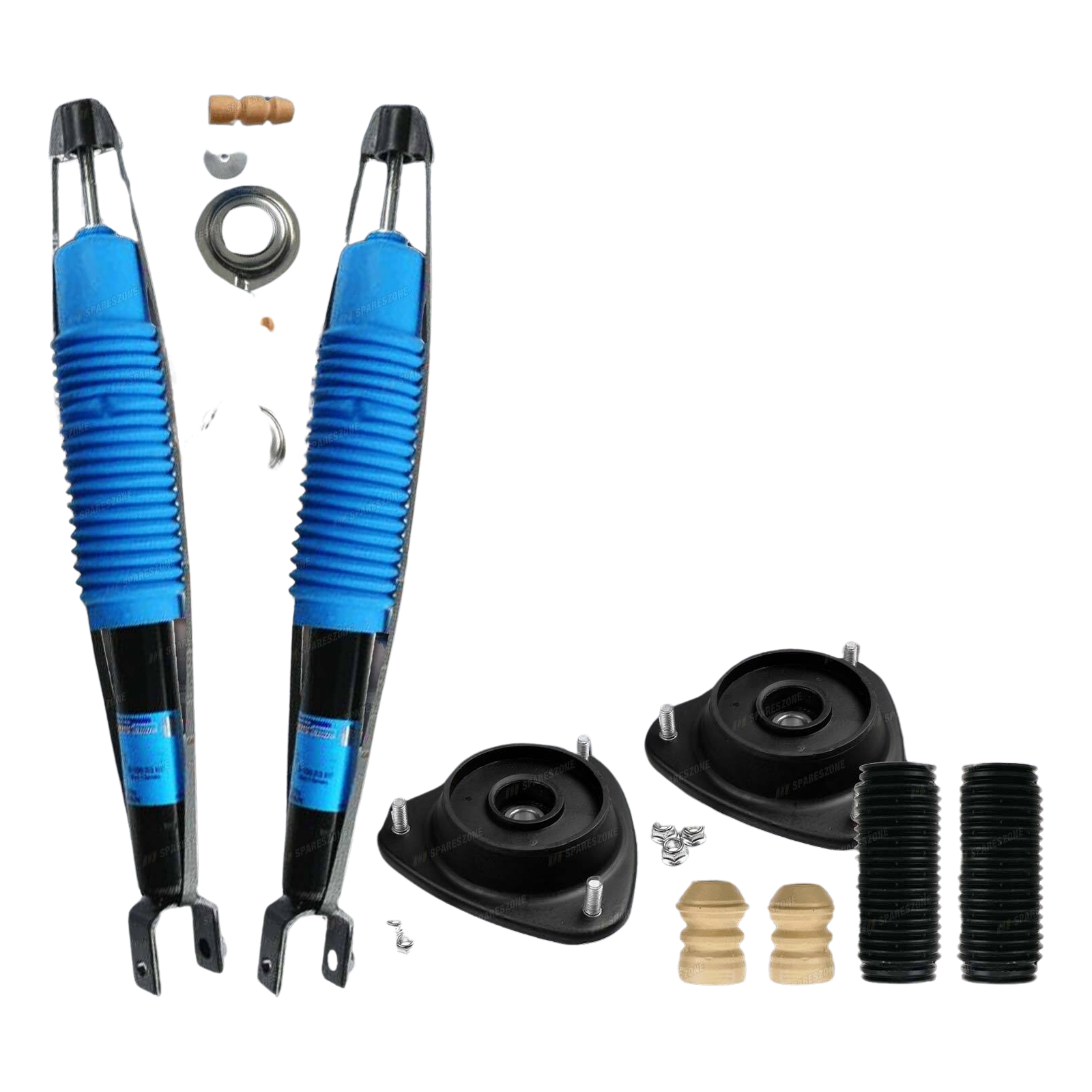 Front Sachs Shock Absorber Mount Bump Stop Kit for Volkswagen Touareg Wagon SUV