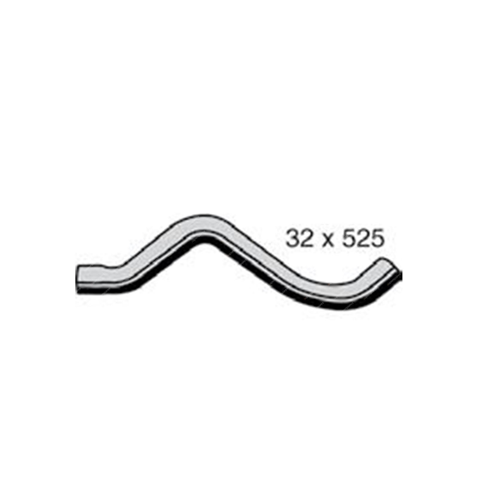 Superspares Lower Radiator Hose for Holden Vectra JR JS II 2.0L 2.5L 1997-2000