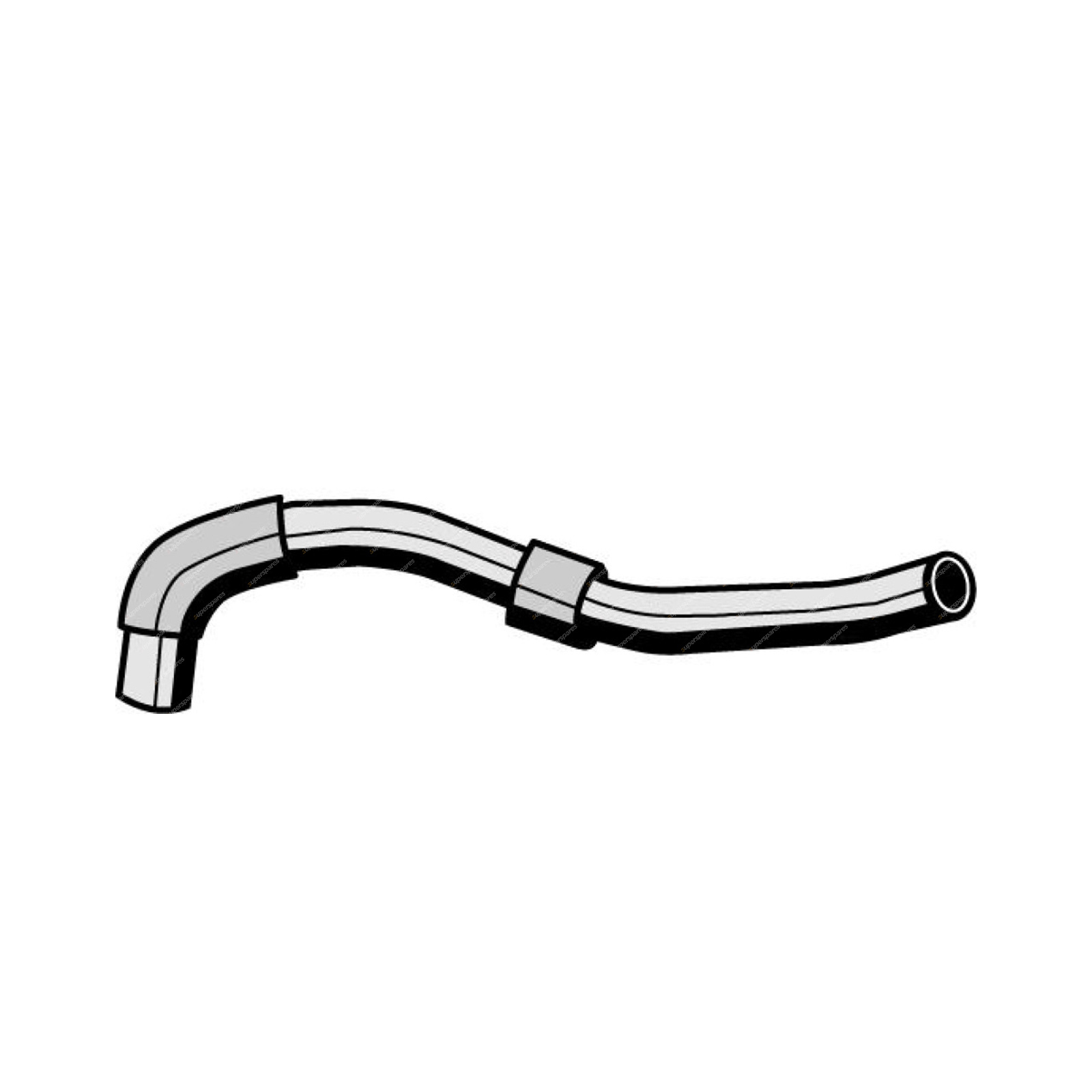 Superspares Lower Radiator Hose for Nissan Terrano D21 2.7L 4 cyl 1986-1995