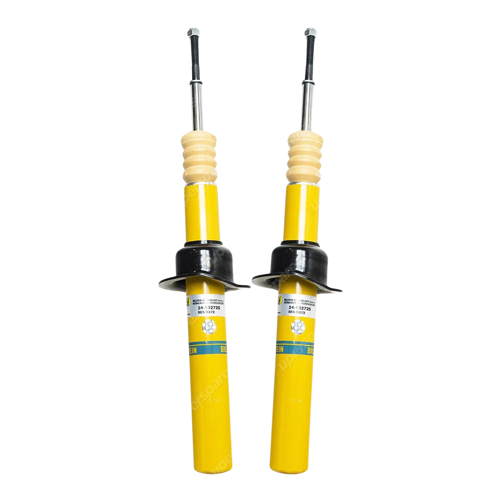 Pair Front Bilstein B6 Mono-Tube Shock Absorbers for Jeep Commander 06-ON