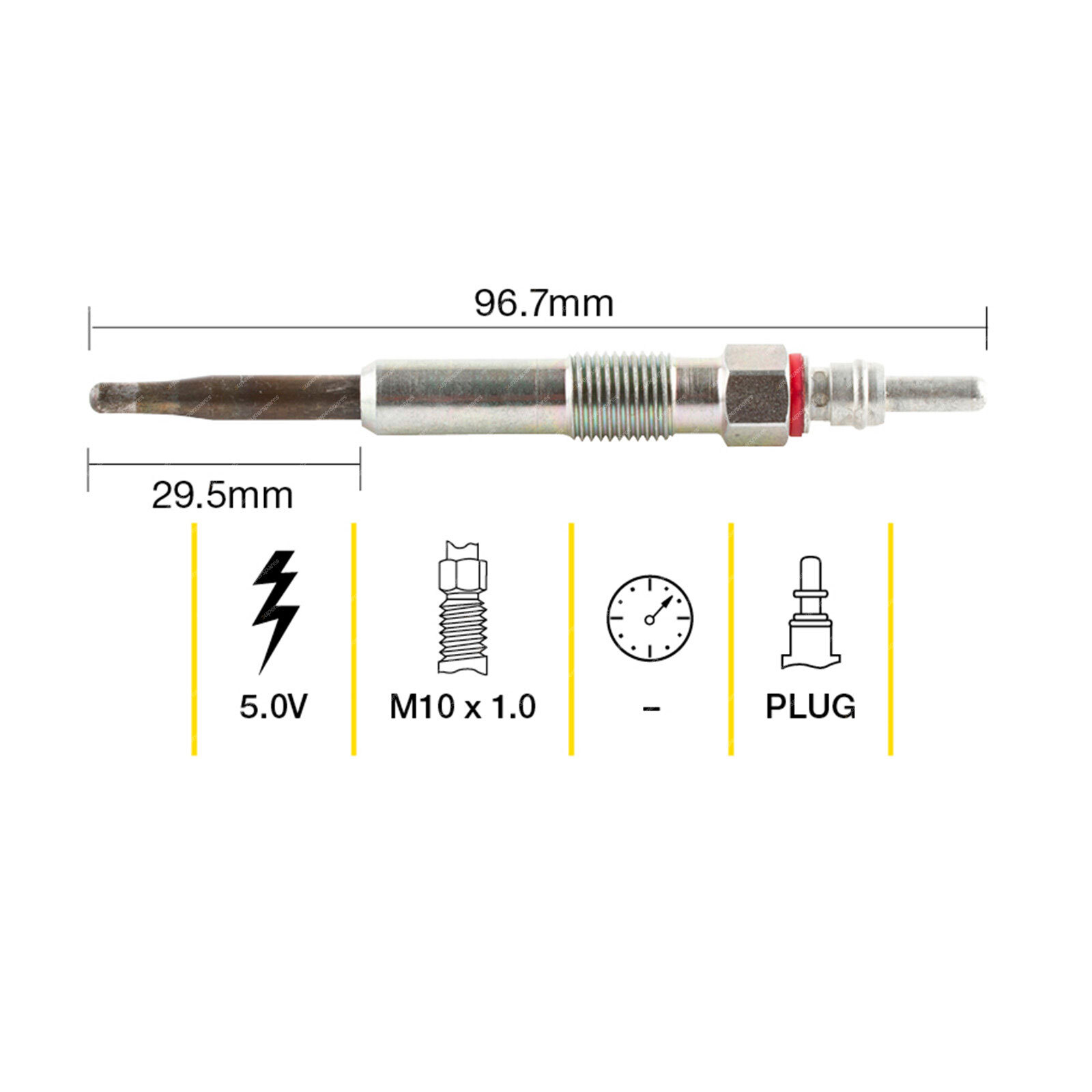 Tridon Glow Plug for Volkswagen Golf MKV 1K1 Jetta 1K2 Transporter Caravelle