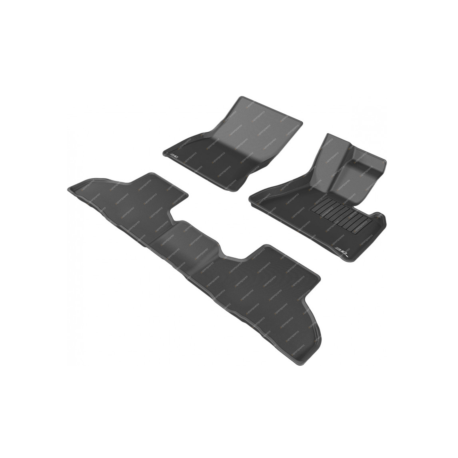 F + R Trufit 3D Rubber Mats Kagu Series for BMW X5 E70 F15 X6 F16 2013-2019