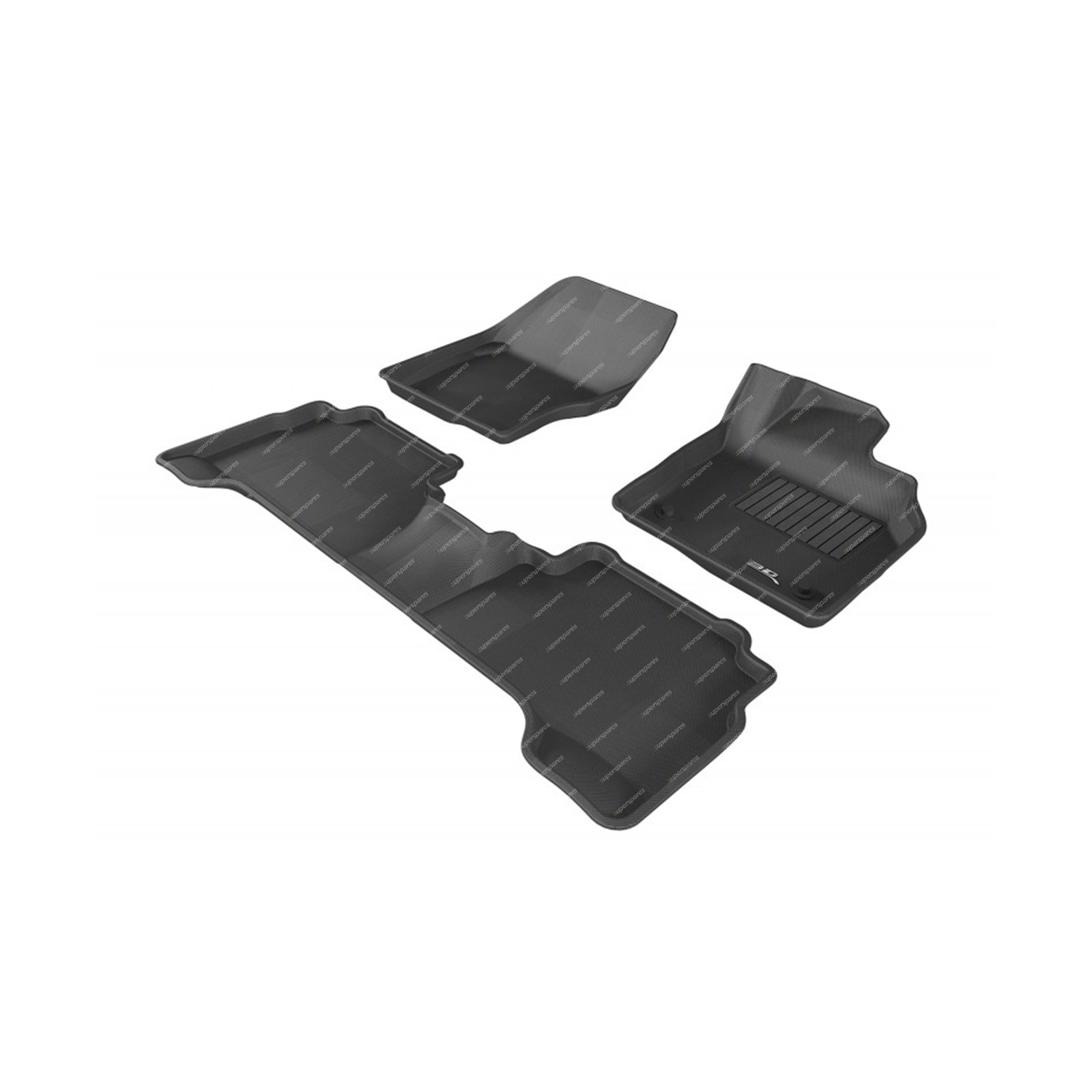 Front + Rear Trufit 3D Rubber Mats Kagu Series for Ford Kuga TF 2013-2020