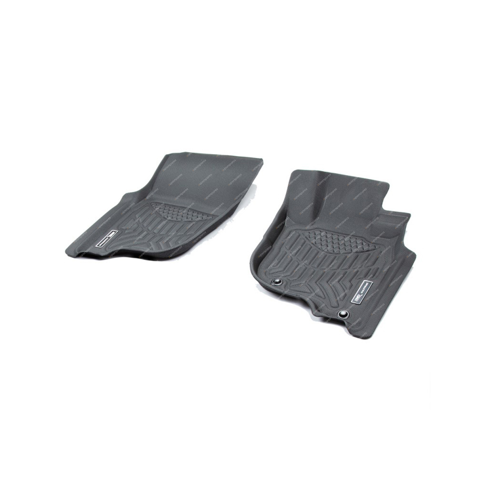 Front Trufit 3D Rubber Mats Maxtrac Series for Mitsubishi Pajero Sport 2015-On