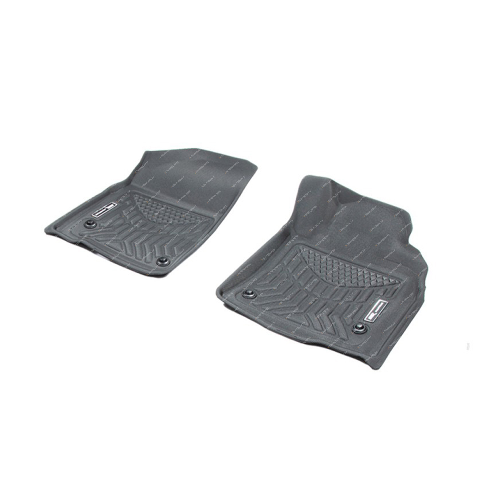 Front Pair Trufit 3D Rubber Mats Maxtrac for Lexus LX570 LX450d 2007-2012