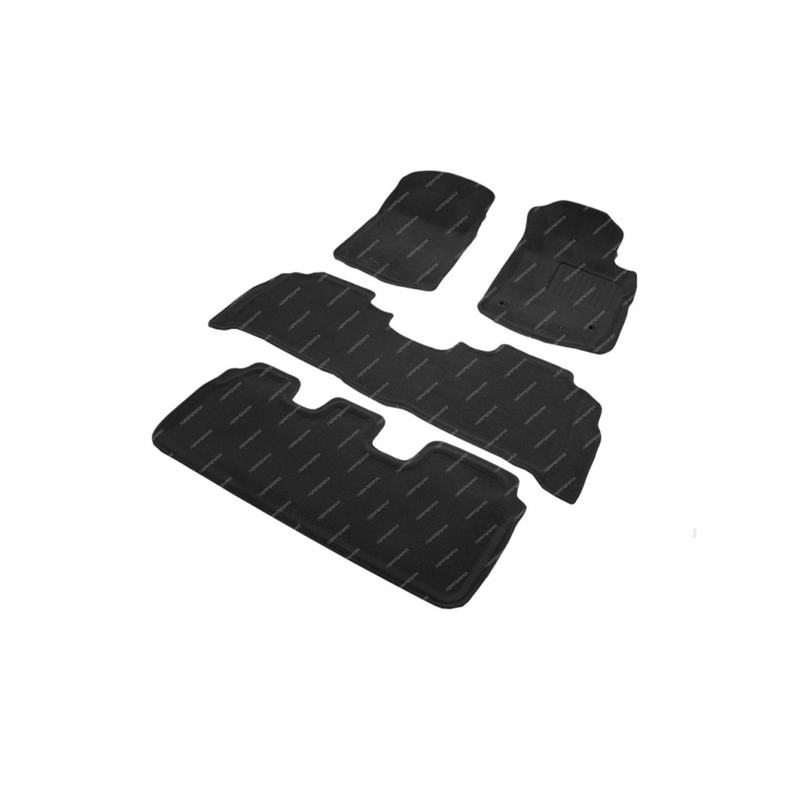 3 Rows Trufit 3D Carpet Mats Kagu Series for Lexus LX570 LX450d 2007-2012