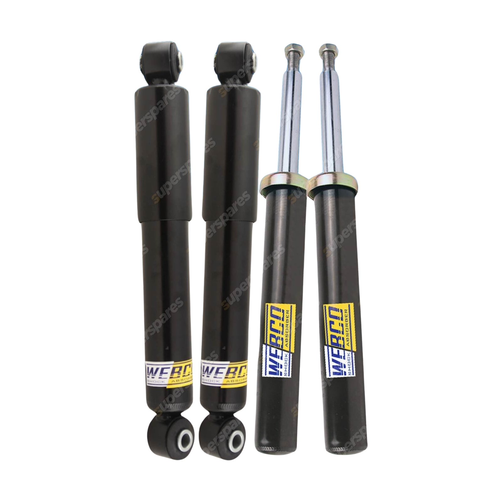 Front + Rear Webco ProE Shock Absorbers for COMMODORE Wagon VB VC VH VK VL VN VP