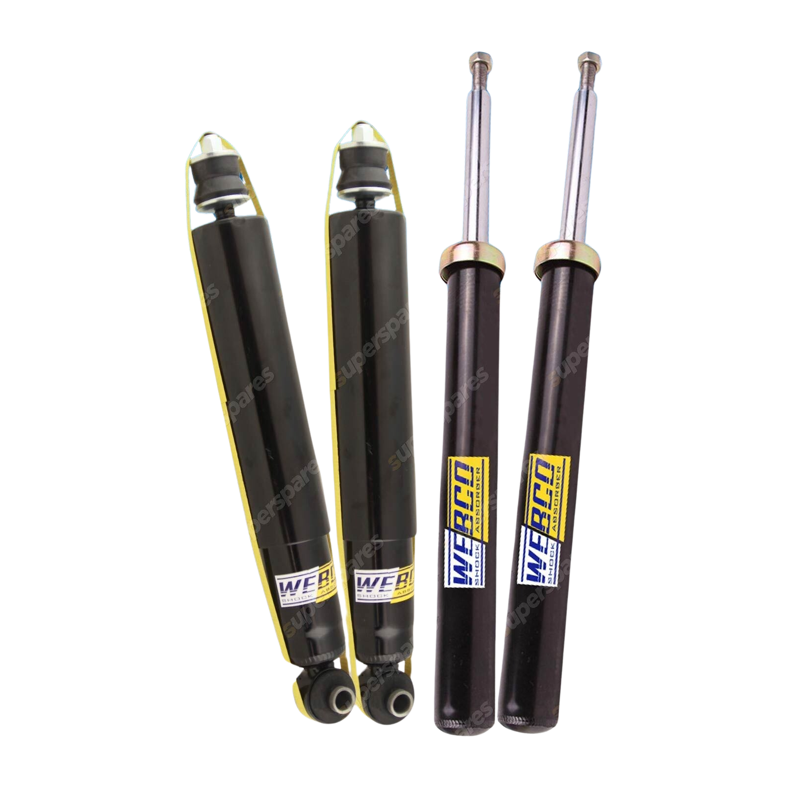 Front + Rear Webco Elite Shock Absorbers for VOLVO 940 rear beam axcle