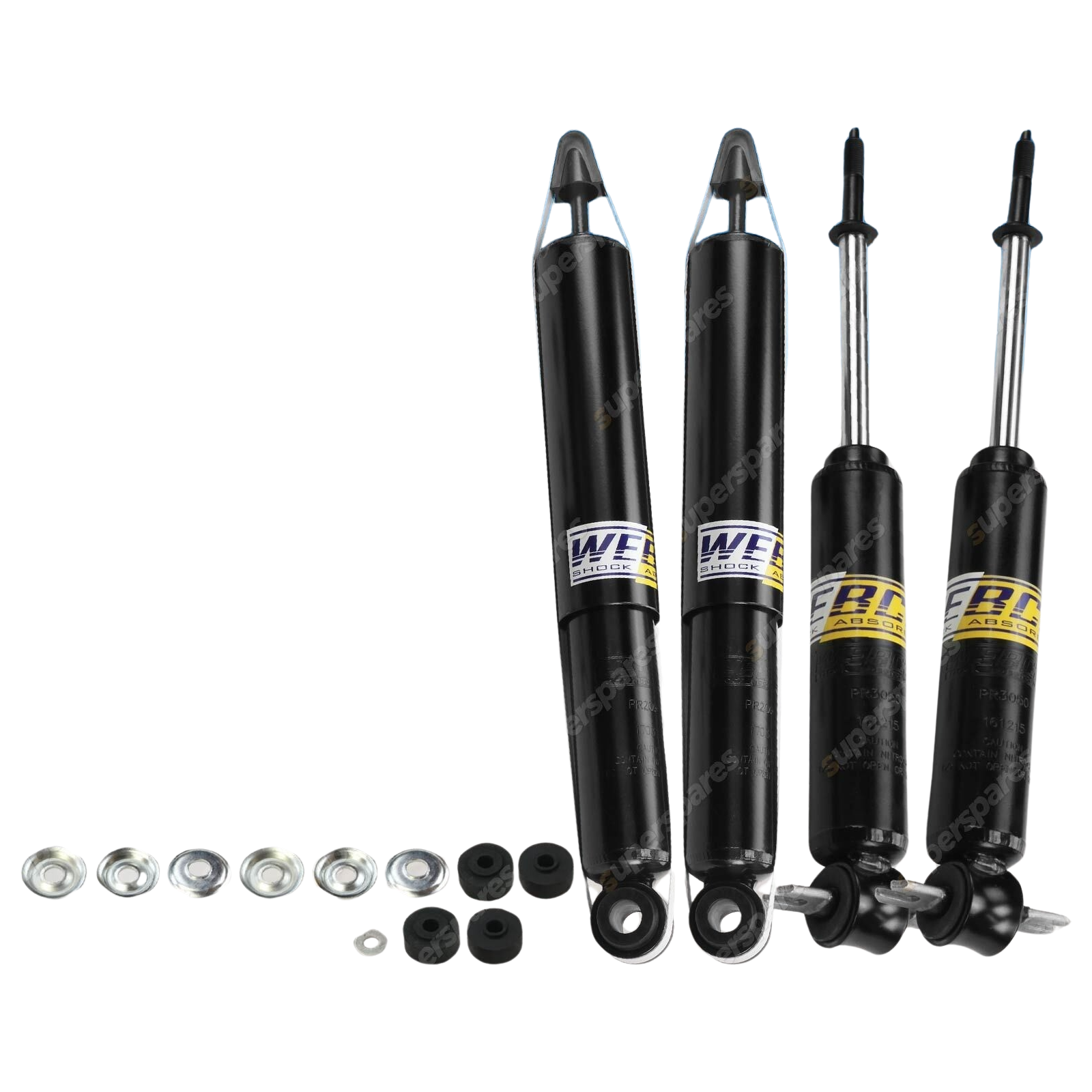 Front Rear Webco Shock Absorbers for HOLDEN TORANA LH LX UC SLR 5000 Sdn Hatch