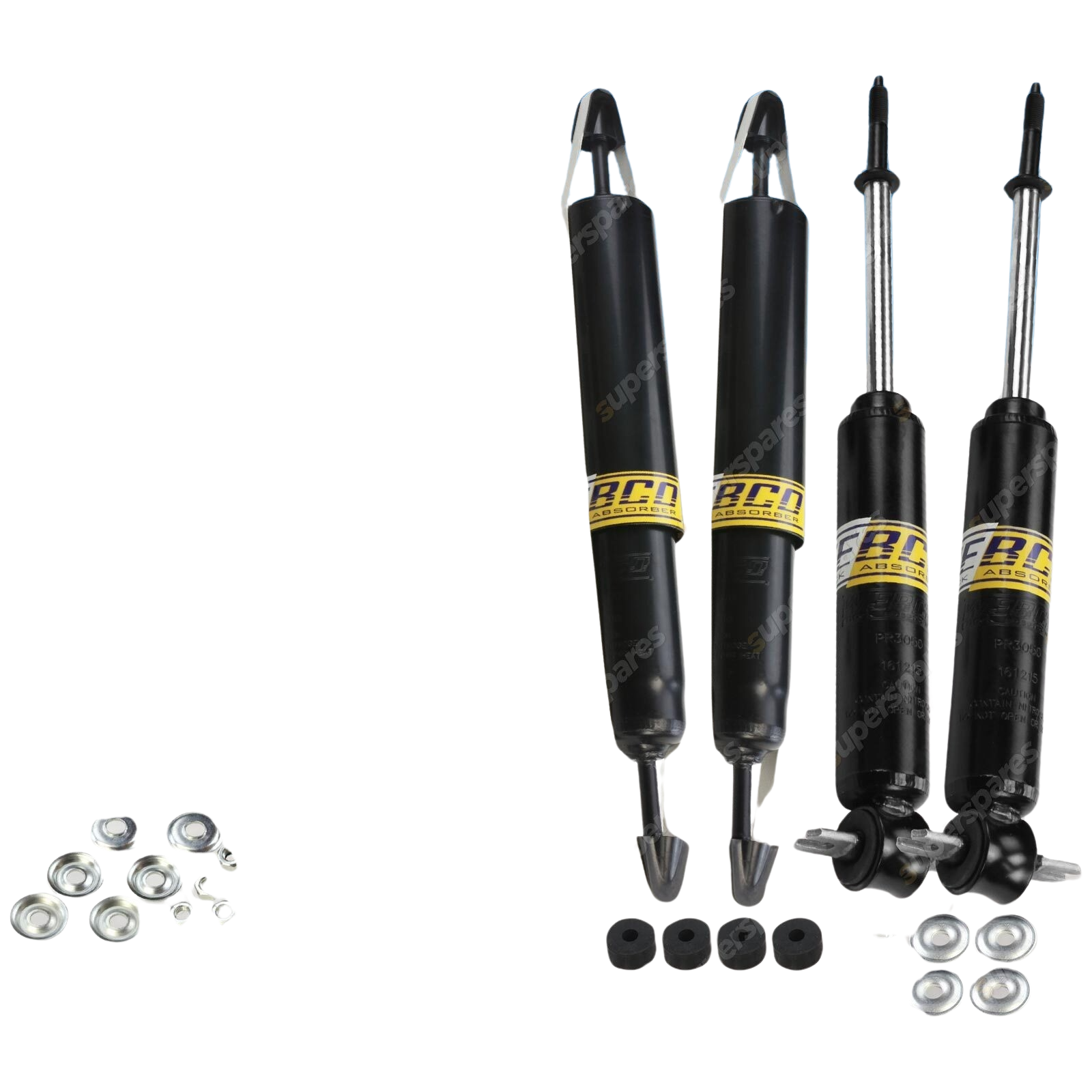 Front Rear Webco Pro Shock Absorbers for MAZDA E SER VAN E2200 Round head light