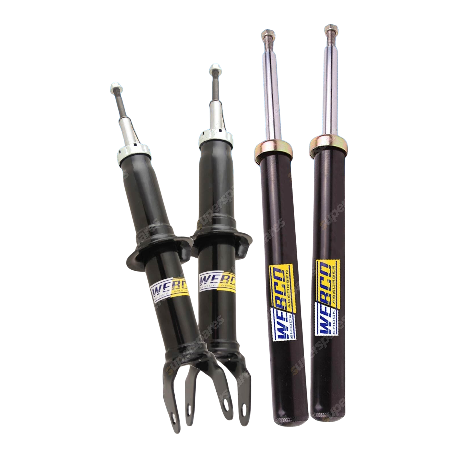 Front + Rear Webco Elite Shock Absorbers for VW PASSAT 3B2 1.8 incl turbo 2.8 V6