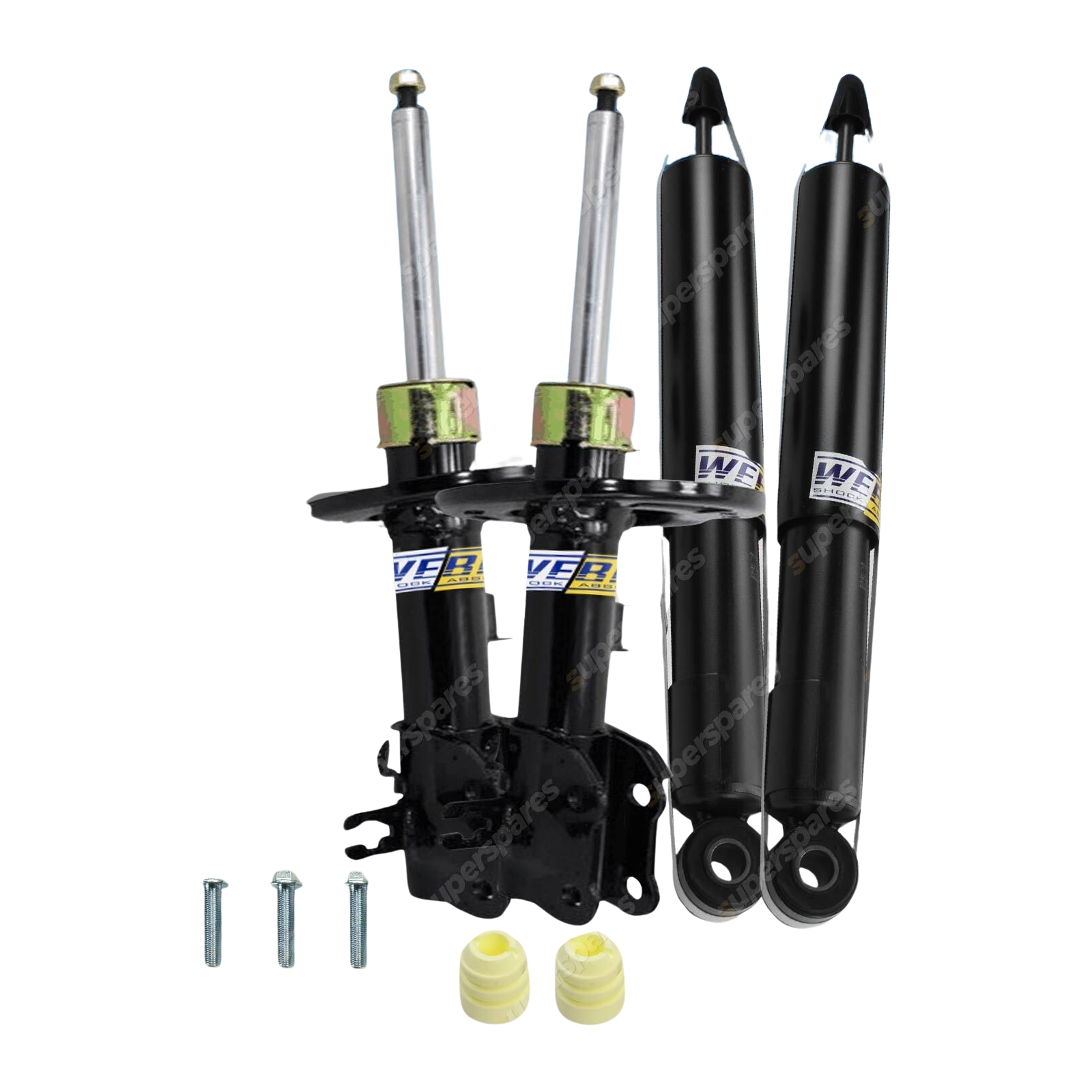 Front + Rear Webco HD Pro Shock Absorbers for COMMODORE SEDAN VR VS VT VX VY IRS