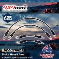 4x Brake Hose Lines Set for Toyota Landcruiser BJ73R FJ73R HZJ73R PZJ73R