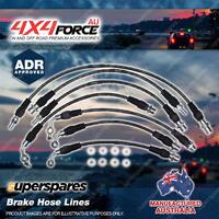 7x Brake Hose Lines Set for Toyota Landcruiser FZJ79R HDJ79R HZJ79R 4.2L 4.5L