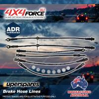 6x Brake Hose Lines Set for Toyota Landcruiser GRJ200R VDJ200R URJ202R