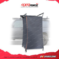 4X4FORCE Shower Room Installed on Vehicle - Shower Curtain Camping Essentials